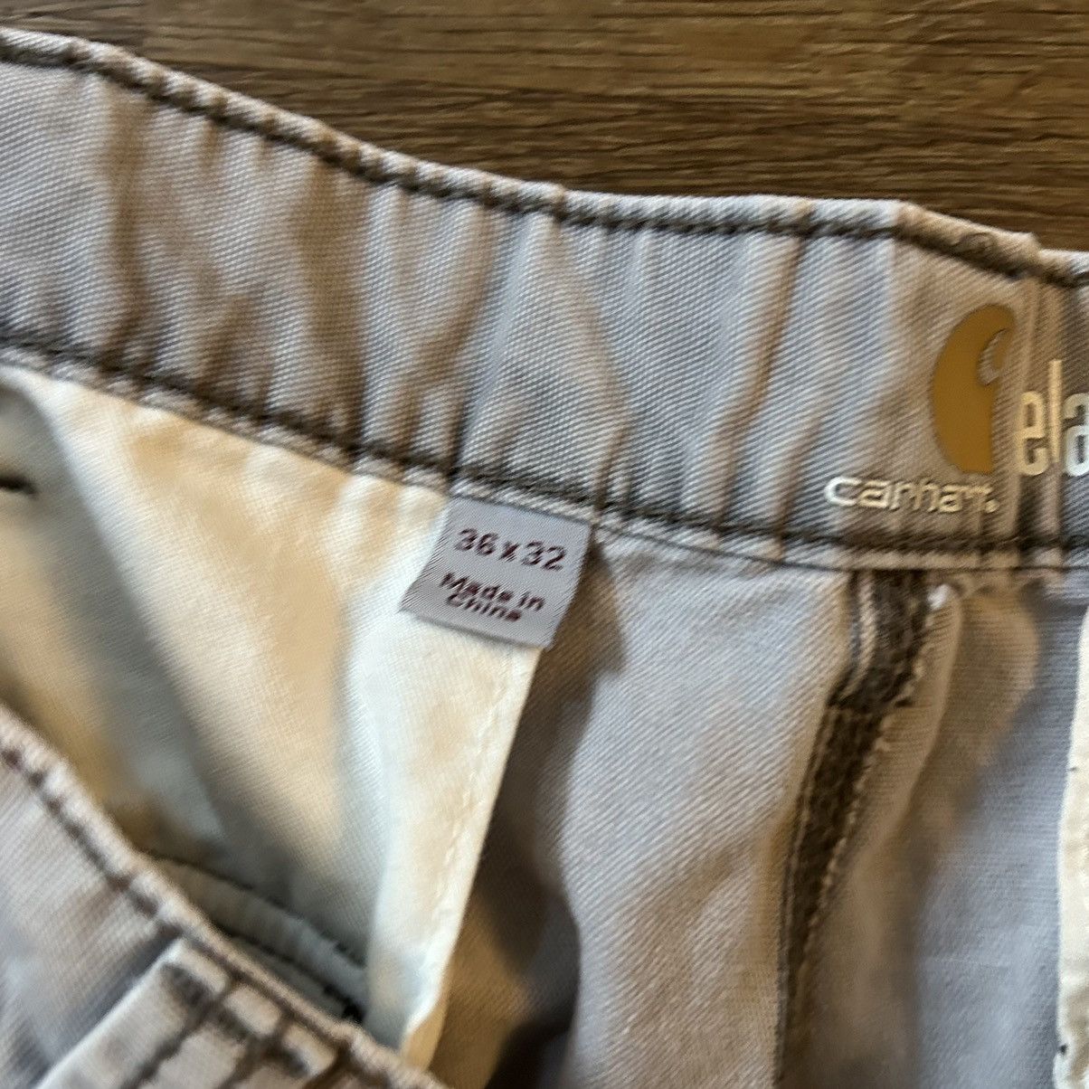Carhartt Grey Worn Carhartt Cargo Pants Size US 36 / EU 52 - 3 Thumbnail