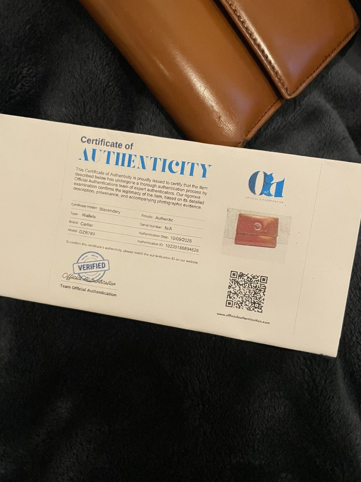 Cartier Vintage Cartier Brown Leather Wallet Size ONE SIZE - 7 Thumbnail