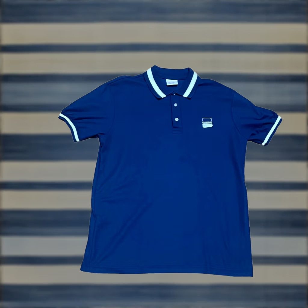 Vintage VTG Hartwell Sports Polo Shirt Blue Short Sleeve Large Pullover Men’s Size L Casual Golf Walking Size US L / EU 52-54 / 3 - 1 Thumbnail