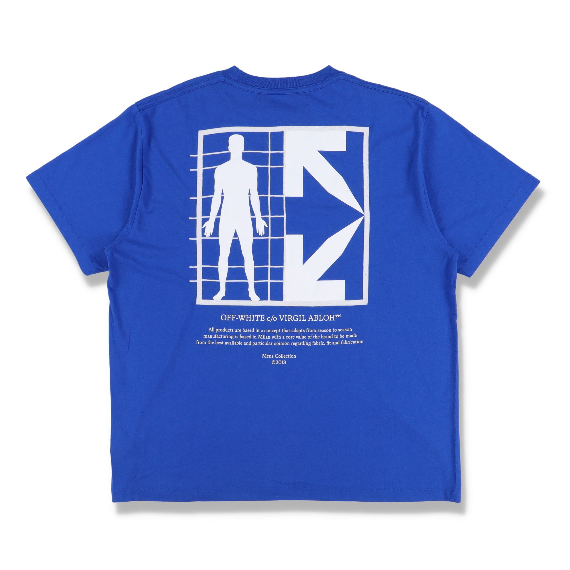Off-White Blue Half Arrow Embroidered Oversized T-Shirt Size US M / EU 48-50 / 2 - 1 Thumbnail