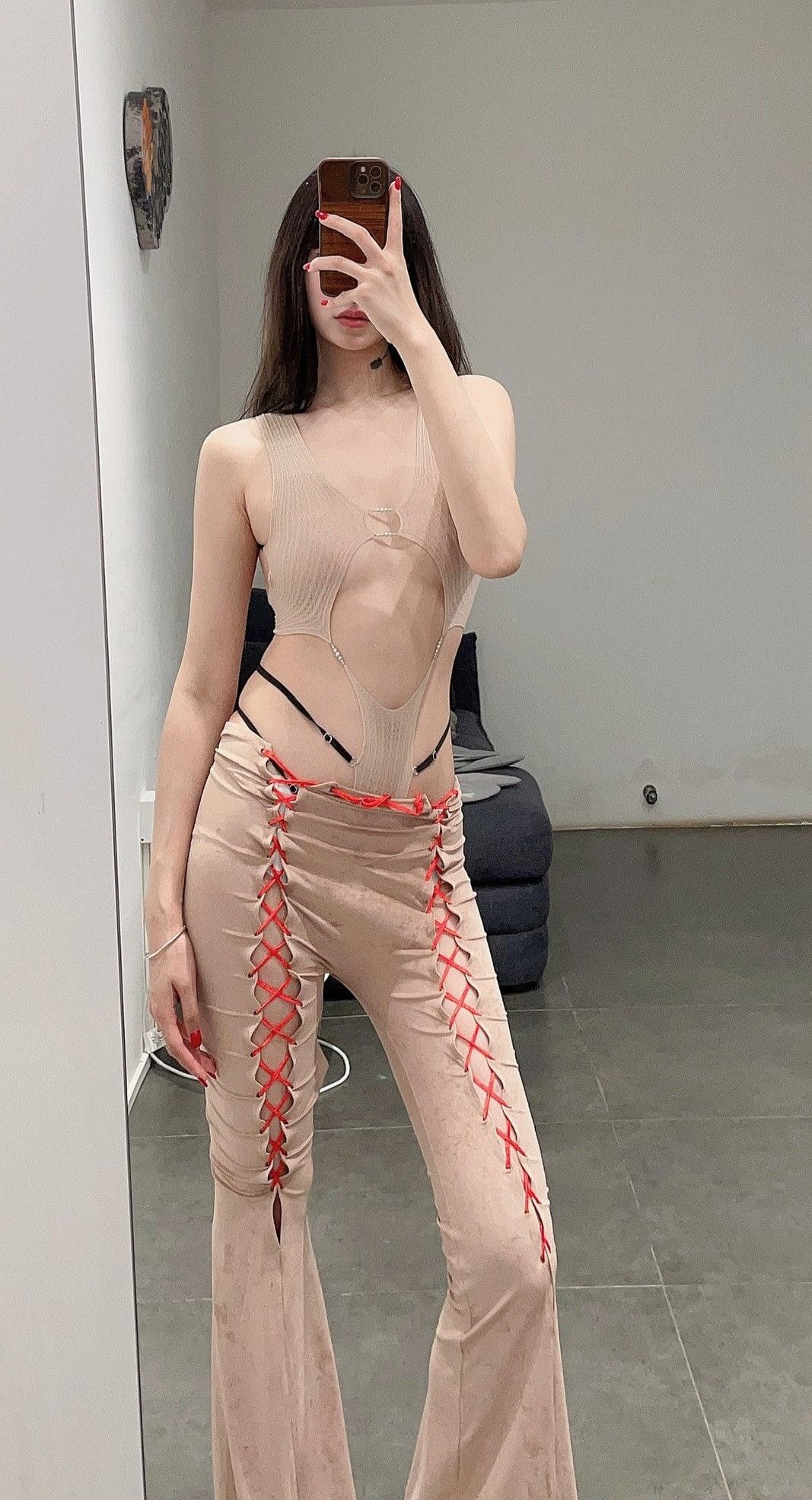 RUIbuilt $525 RUI Size 1 Sheer String Bodysuit Size S / US 4 / IT 40 - 5 Thumbnail