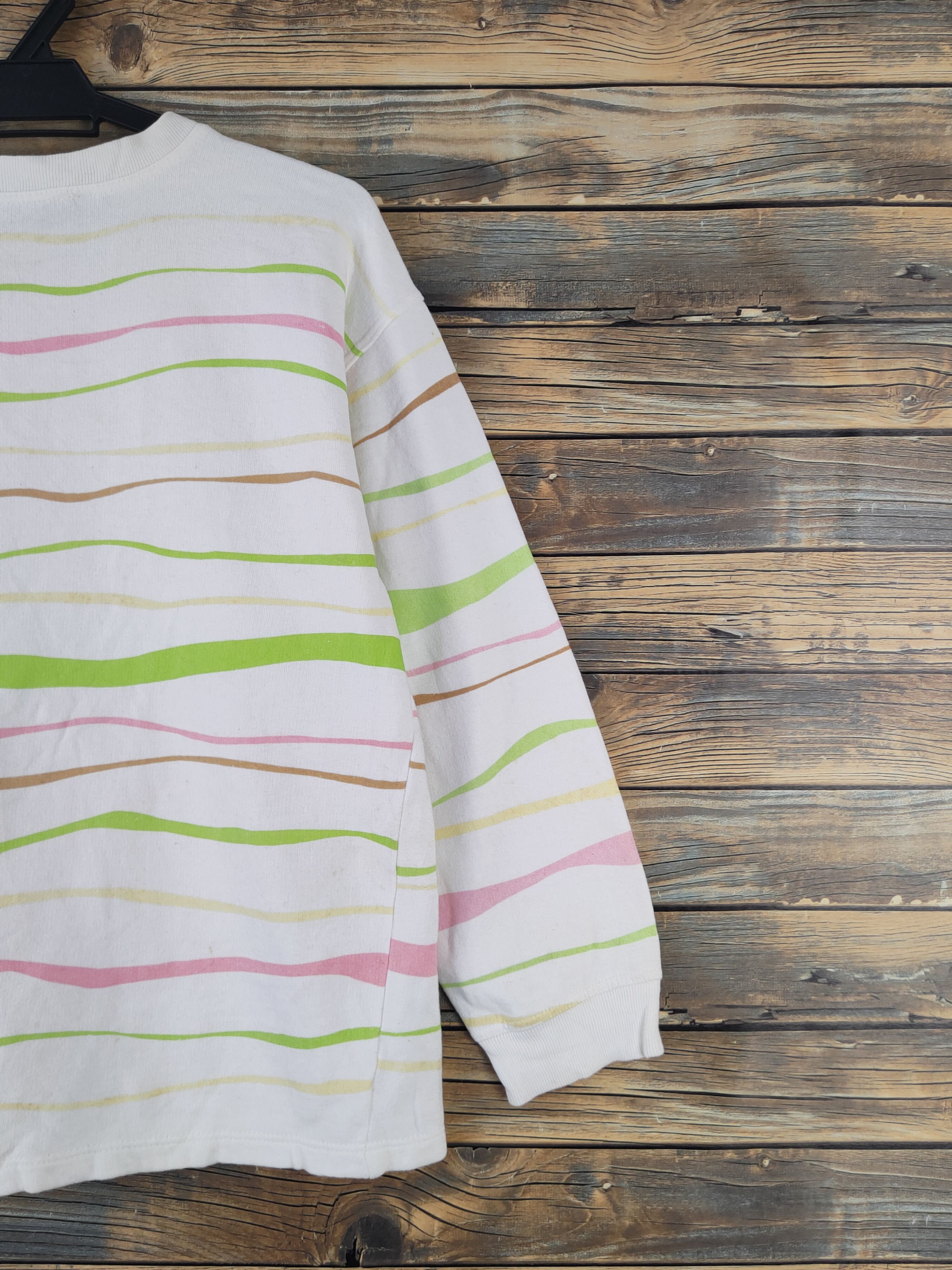 Courreges DL Courreges Homme White Green Sweatshirts #2075 Size US M / EU 48-50 / 2 - 9 Thumbnail