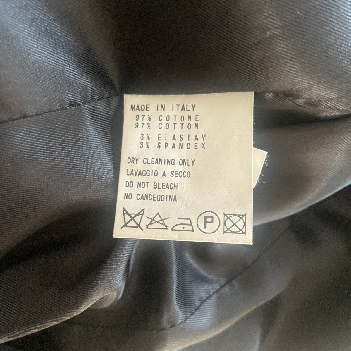 Dirk Bikkembergs Dirk Bikkembergs embossed black cotton blazer made in Italy Size 48R - 5 Thumbnail