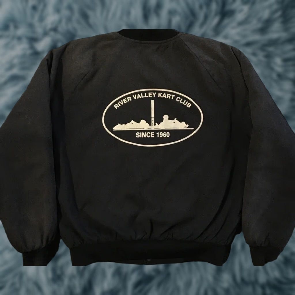 Yamaha VINTAGE Yamaha Sprint Go Kart Racing Faded Winner Jacket M Black Mens Regular Jacket Bomber USA 80s 90s Grunge Racing Size US M / EU 48-50 / 2 - 1 Thumbnail
