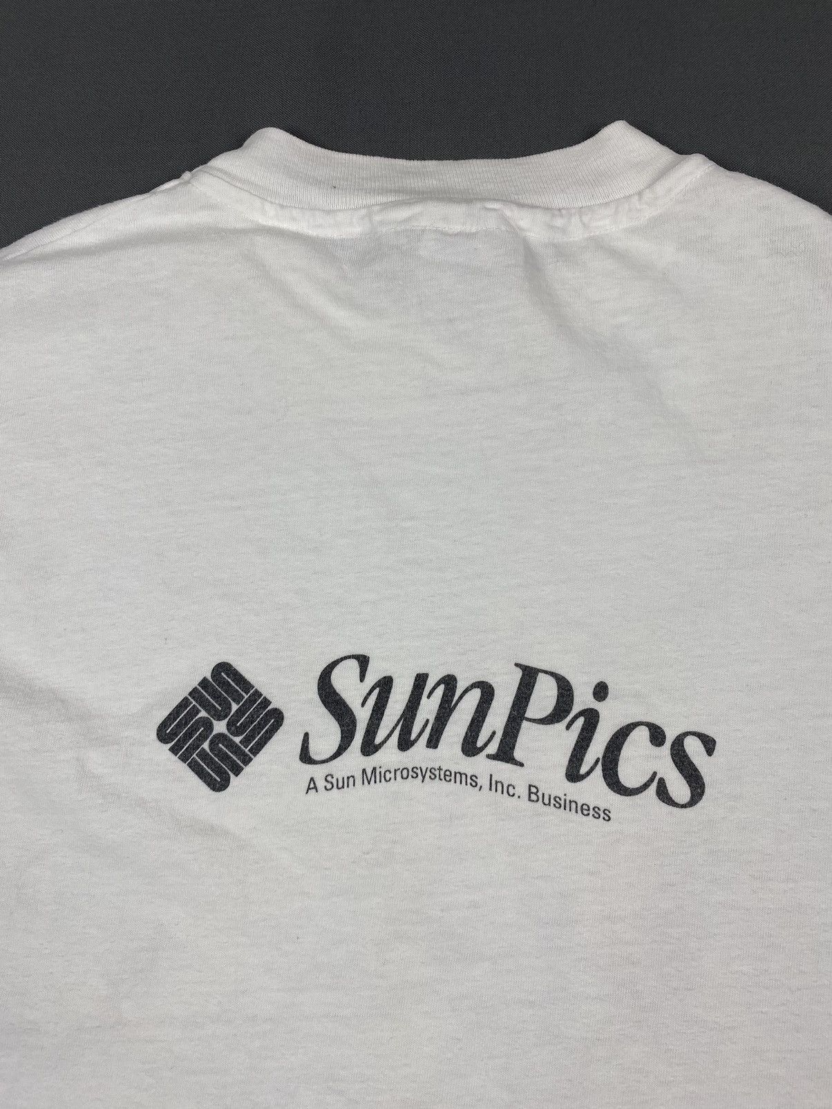Vintage 1990’s Vintage SunPics Printing Solutions Graphic Tee Size US XL / EU 56 / 4 - 7 Thumbnail
