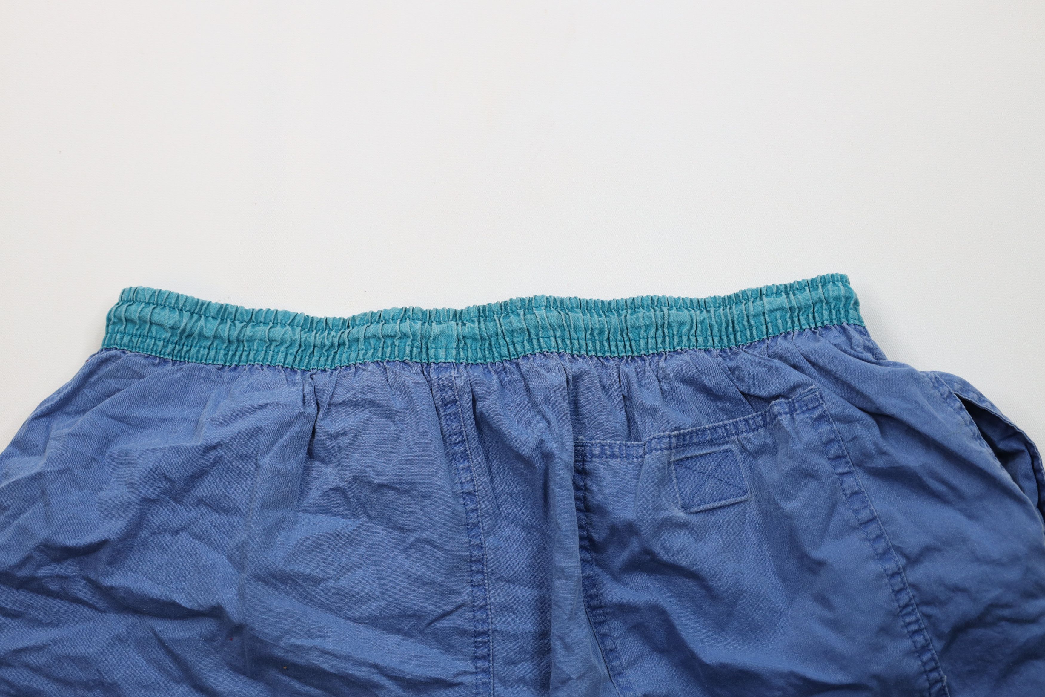 Vintage Vintage 90s Streetwear Blank Above Knee Lined Shorts Trunks Size US 34 / EU 50 - 9 Thumbnail