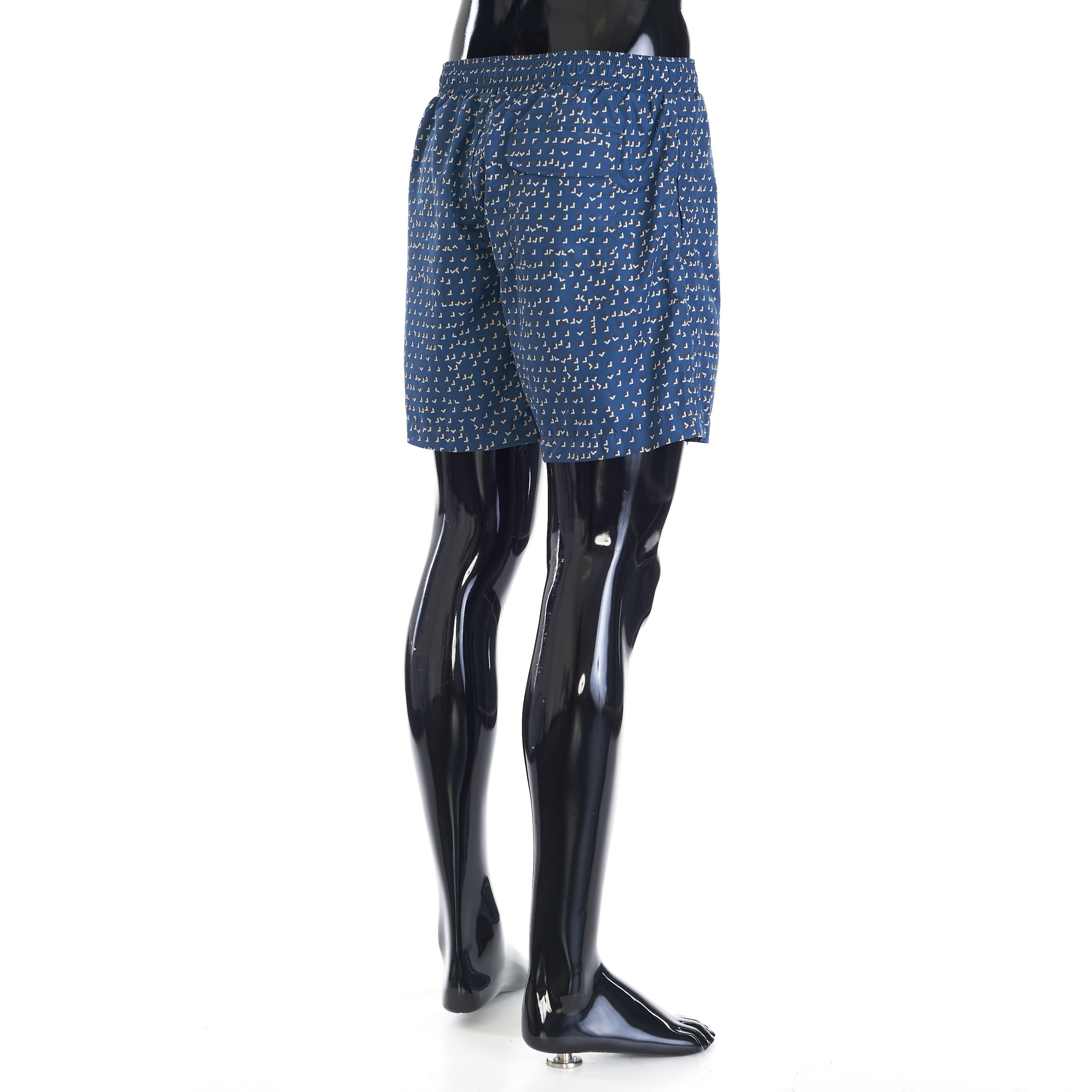 Brioni Beach Shorts In Navy Blue Sustainable Polyester Size US 38 / EU 54 - 5 Thumbnail