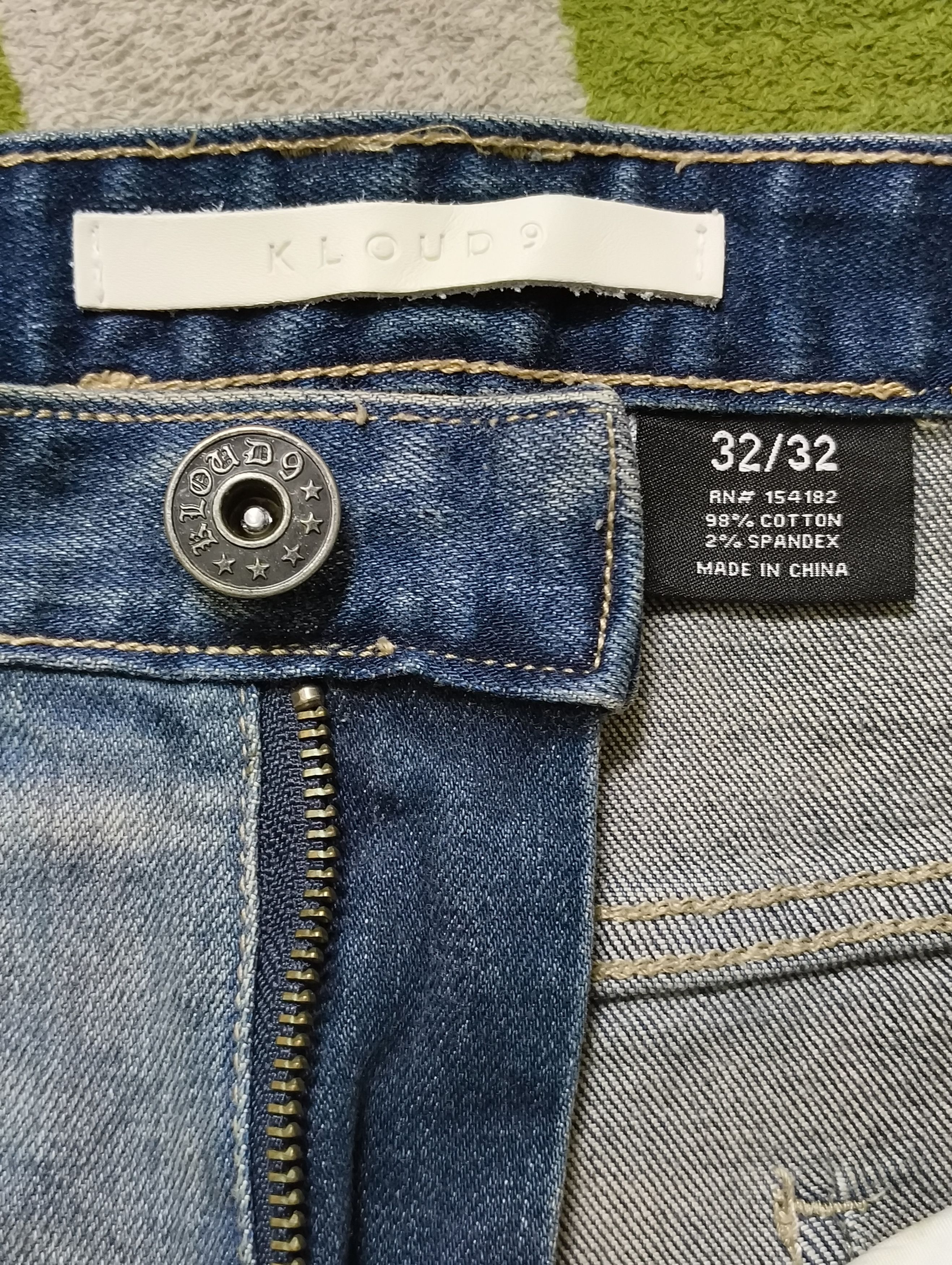 Japanese Brand klaud 9 Jeans distressed avant garde Skinny Size US 33 - 4 Thumbnail