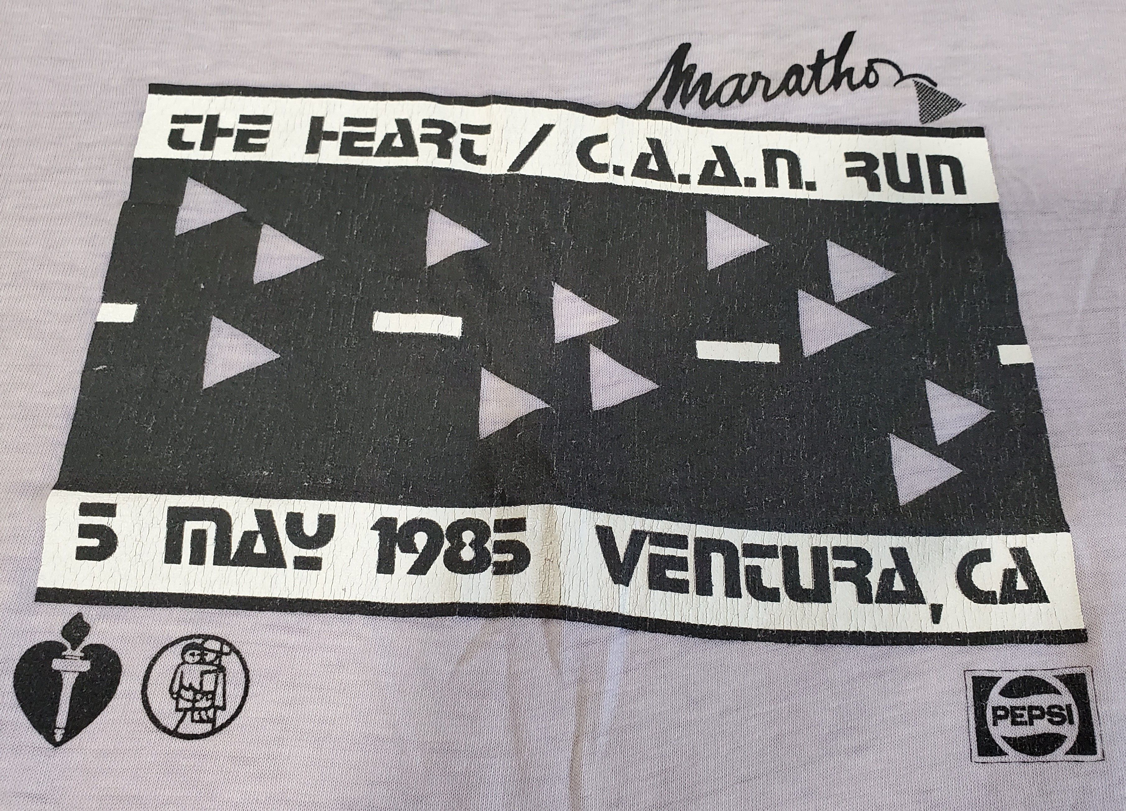 Vintage Vintage jaws 4 marathon 1985 the heart caan run ventura ca Size US M / EU 48-50 / 2 - 3 Thumbnail