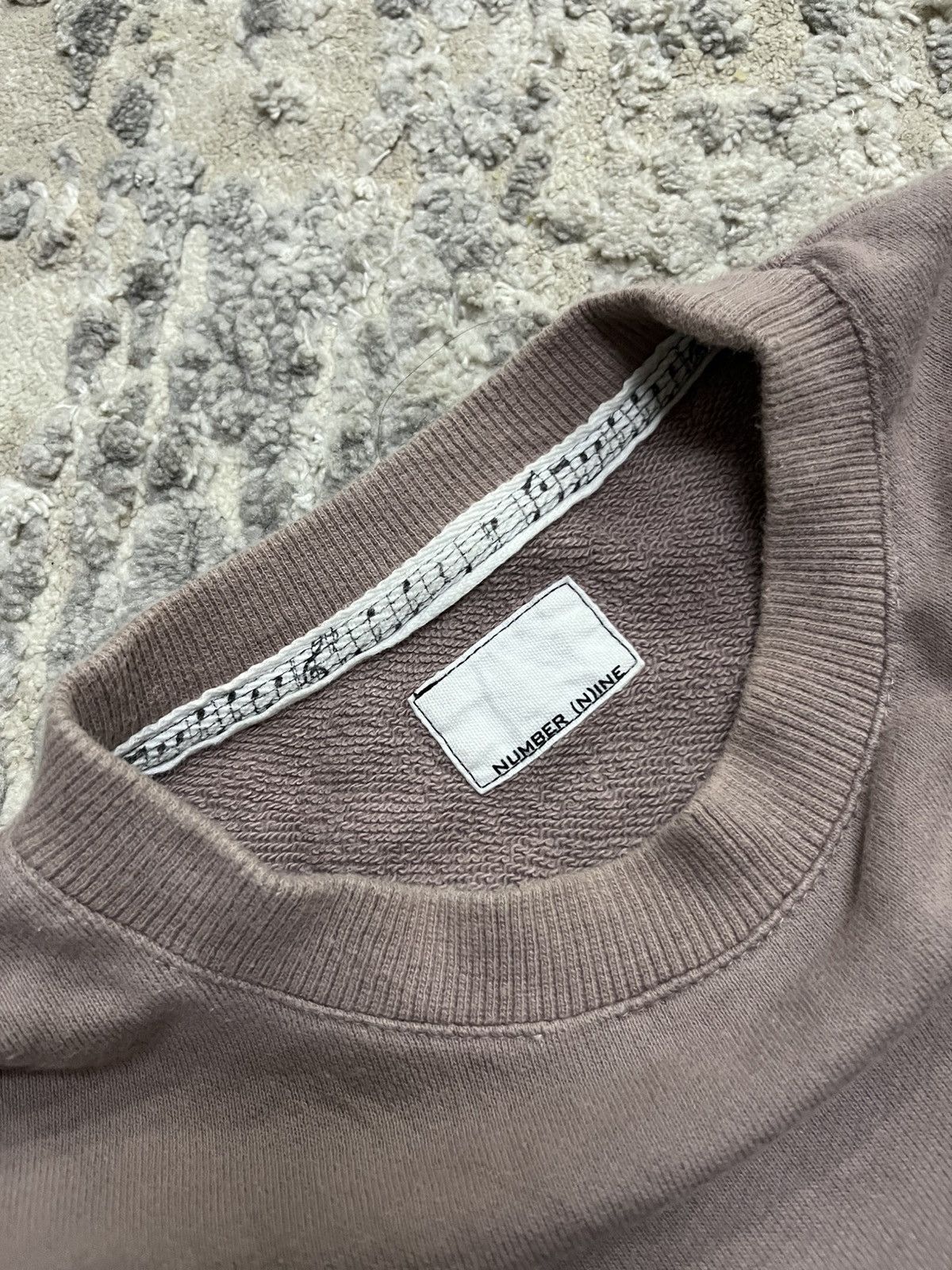Number (N)ine Number Nine Back Logo Spellout Crewneck Sweatshirt Size US L / EU 52-54 / 3 - 7 Thumbnail