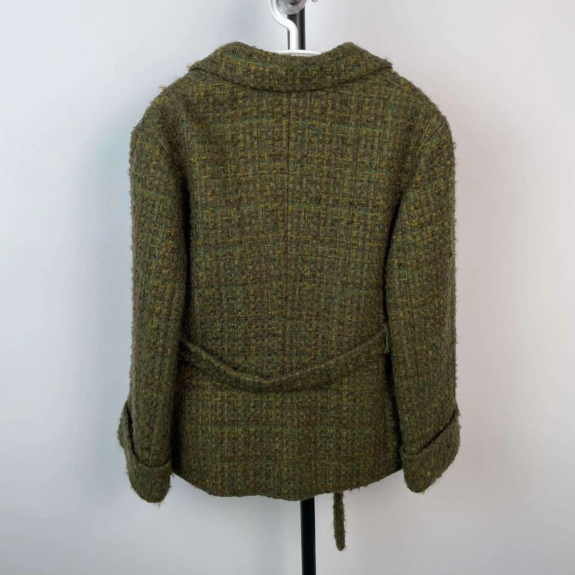 Gucci Gucci Wool Lapel Single-Breasted Tweed Jacket 36 Size XS / US 0-2 / IT 36-38 - 2 Thumbnail
