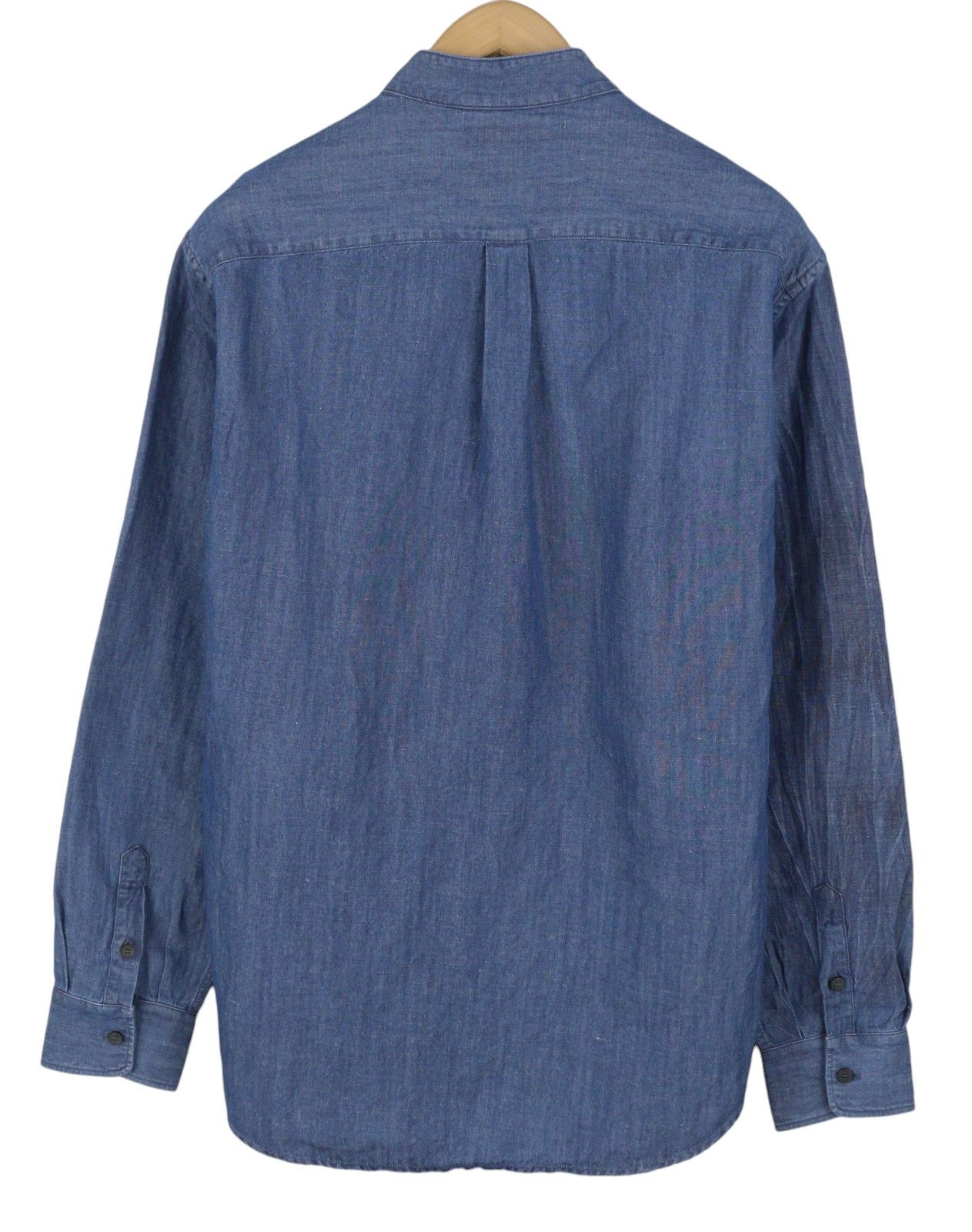SEASE TN690 FISH TAIL XL Mid Denim Blue Button 90617 Size US XL / EU 56 / 4 - 4 Thumbnail