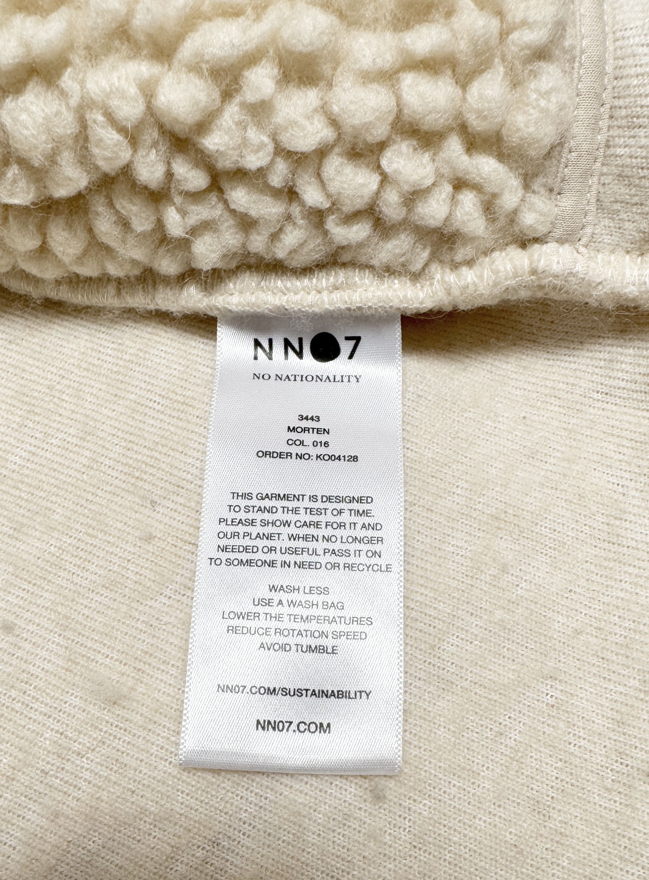 NN07 Morten 3443 Wool Sherpa Fleece Jacket Coat Size US XL / EU 56 / 4 - 10 Thumbnail