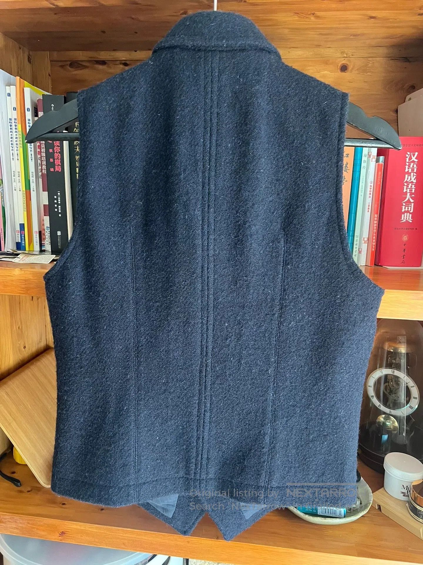 Nigel Cabourn Nigel Cabourn Indigo Harris Wool Vest. Size US S / EU 44-46 / 1 - 6 Thumbnail