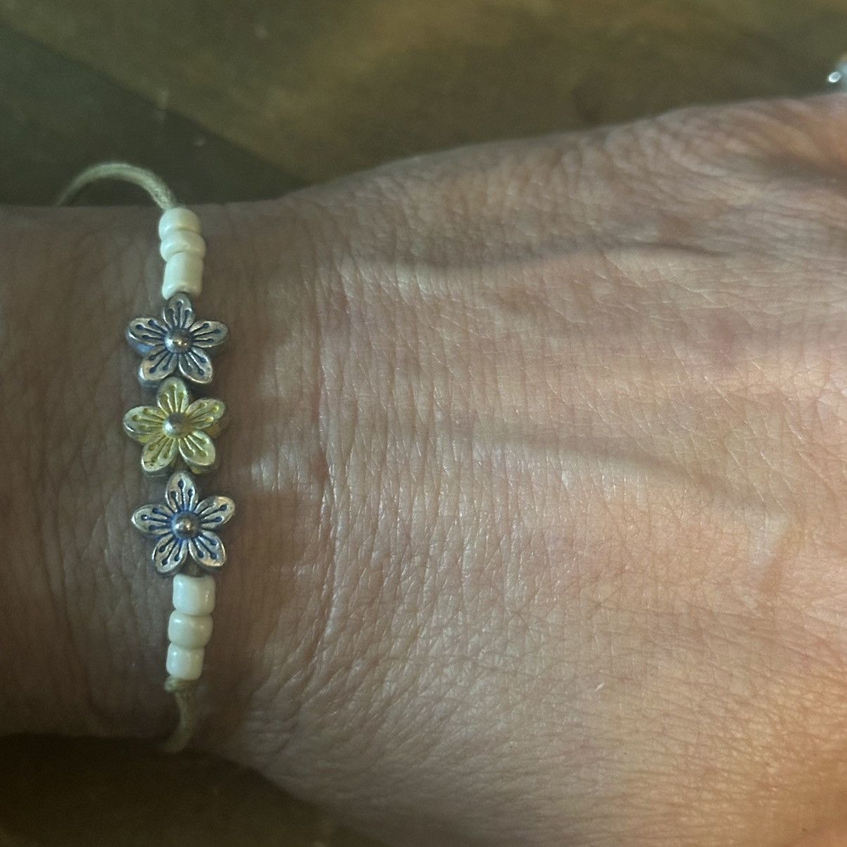 Other Floral adjustable cord bracelet Size ONE SIZE - 2 Thumbnail