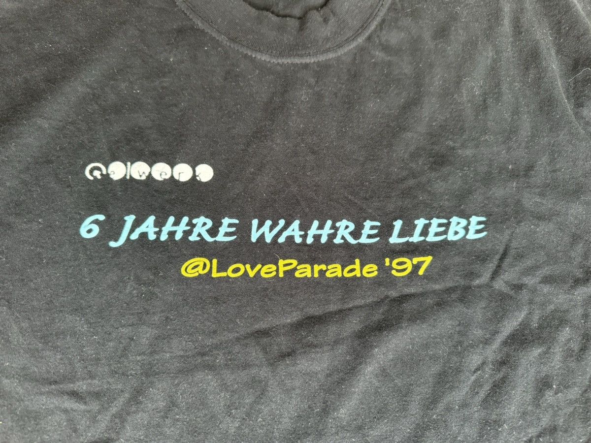 Walter Van Beirendonck VTG 1997 Love Parade e-Werk Berlin Crew Shirt Size US L / EU 52-54 / 3 - 3 Thumbnail