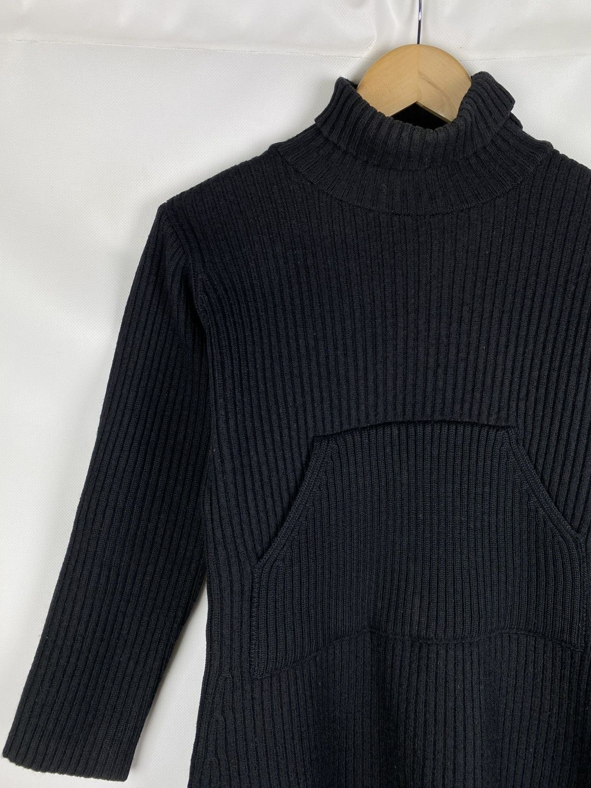 Jean Paul Gaultier × Vintage Jean Paul Gaultier Vintage 90s turtleneck sweater pullover Size S / US 4 / IT 40 - 4 Thumbnail