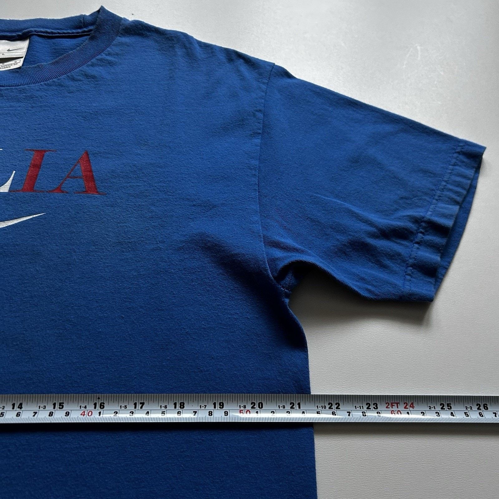 Nike × Vintage Vintage Y2K Nike Shirt Large Italia Soccer Futbol World Cup Size US L / EU 52-54 / 3 - 3 Thumbnail