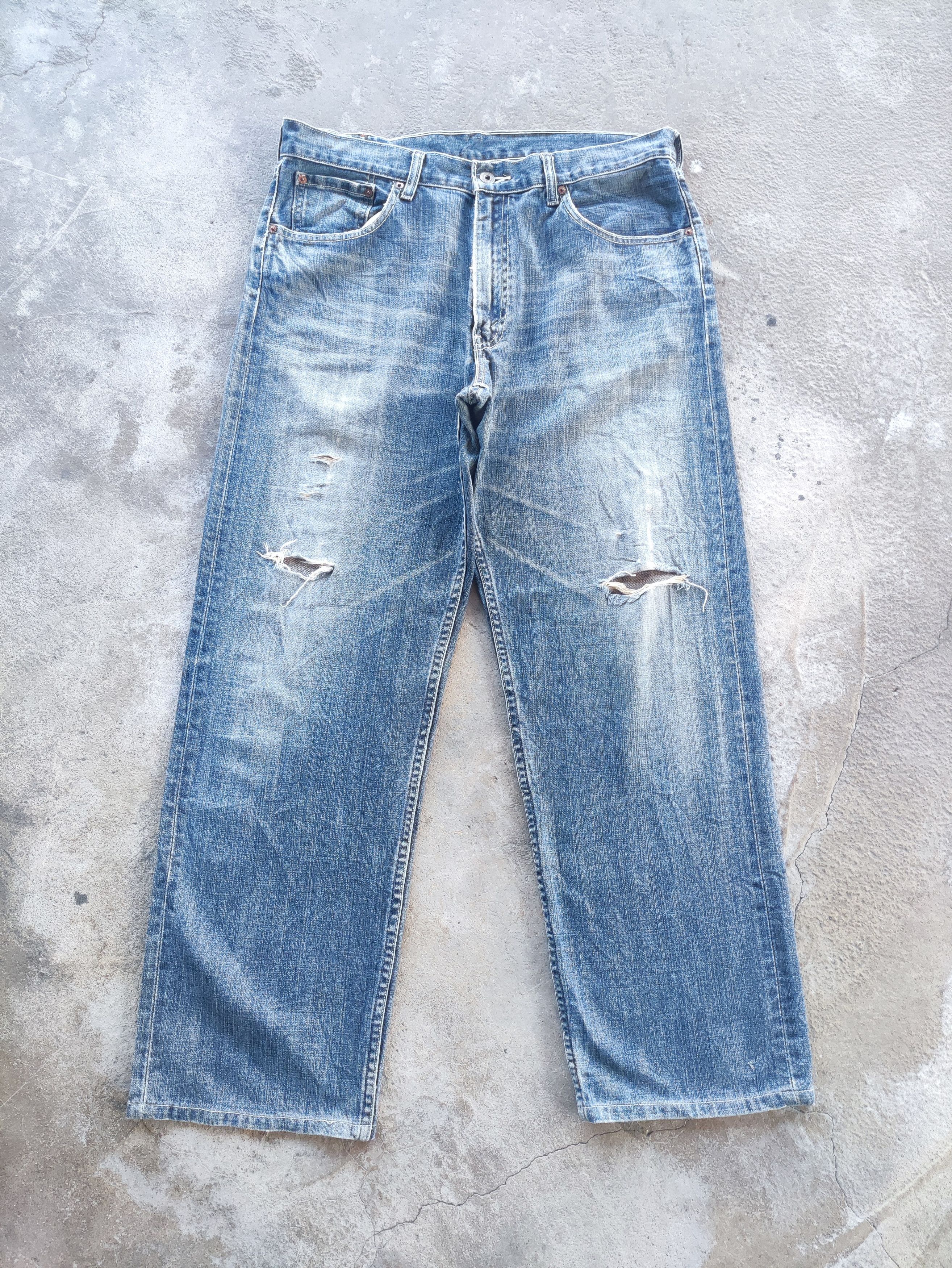 Levi's Vintage Levi's Brand Baggy Denim Distressed Faded Pants Size US 36 / EU 52 - 1 Thumbnail