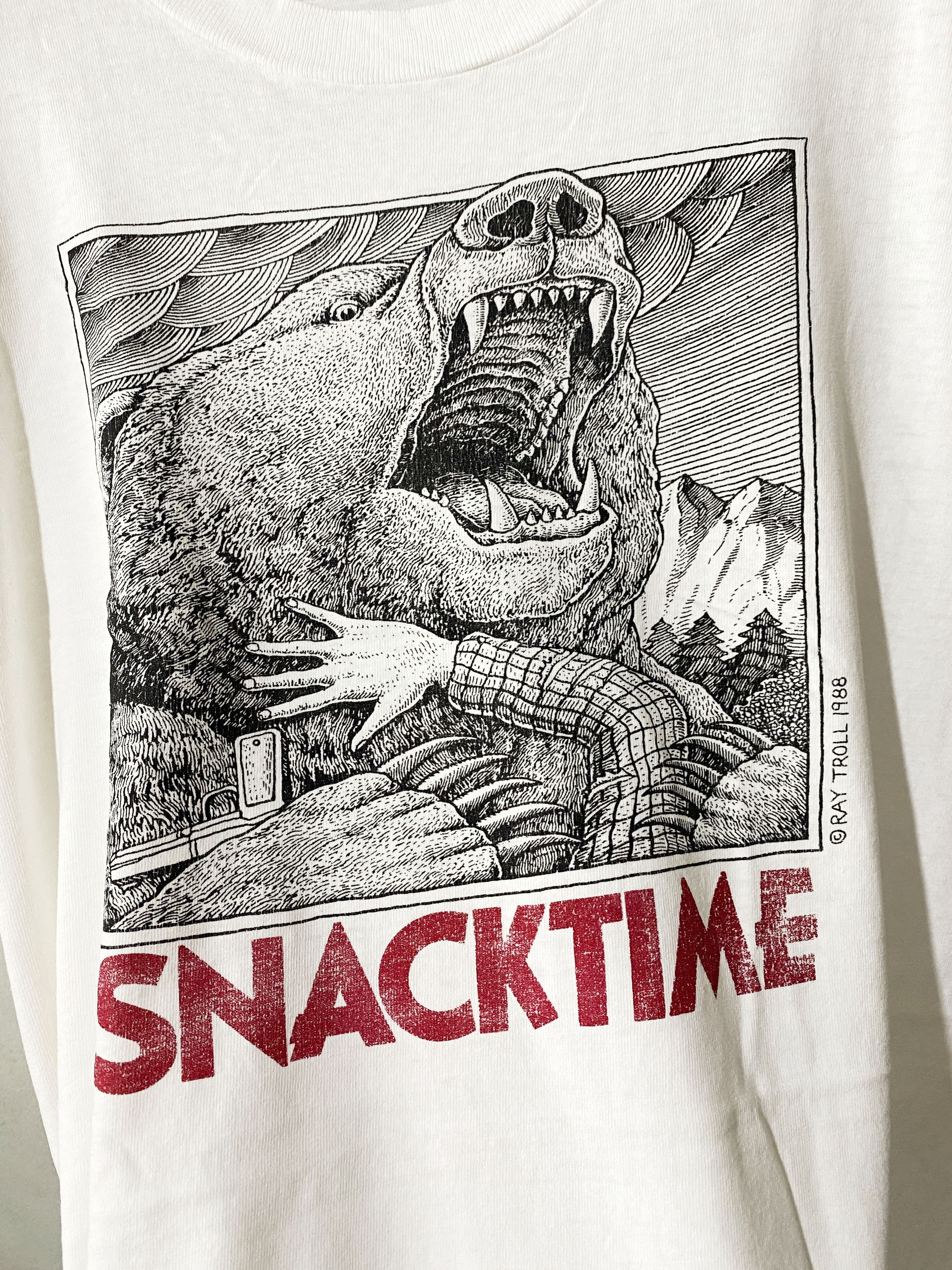 Vintage Vintage 80s Ray Troll Shirt Size US XL / EU 56 / 4 - 2 Thumbnail