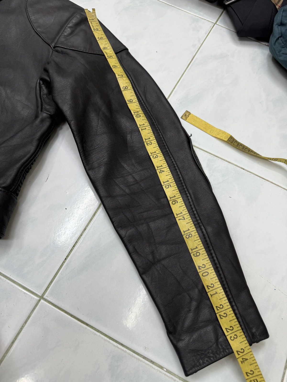 Genuine Leather 🔥🔥🔥ARCHIVE VTG ERDMANN LEDERBEKLEIDUNG LEATHER BIKER JACKET Size US S / EU 44-46 / 1 - 18 Thumbnail
