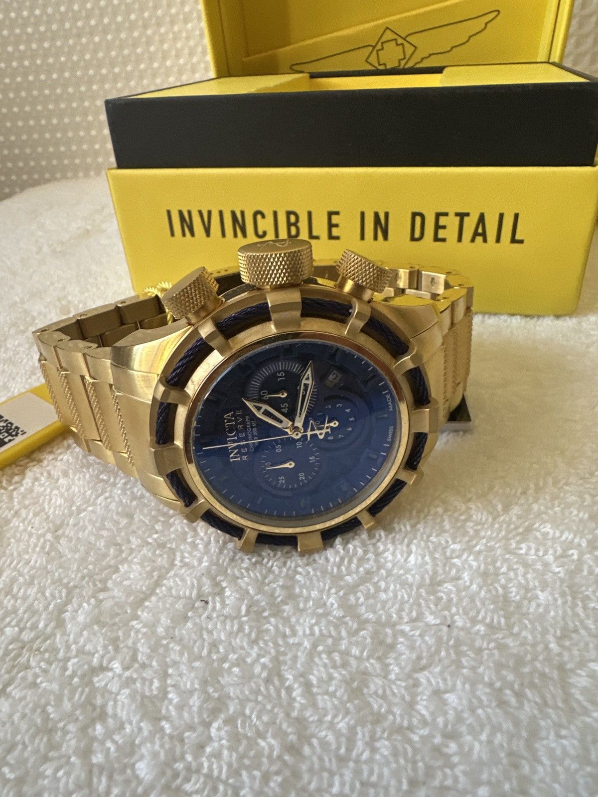 Invicta Invicta 19521 Bolt Quartz Chronograph Blue Dial Dive Watch Size ONE SIZE - 4 Thumbnail