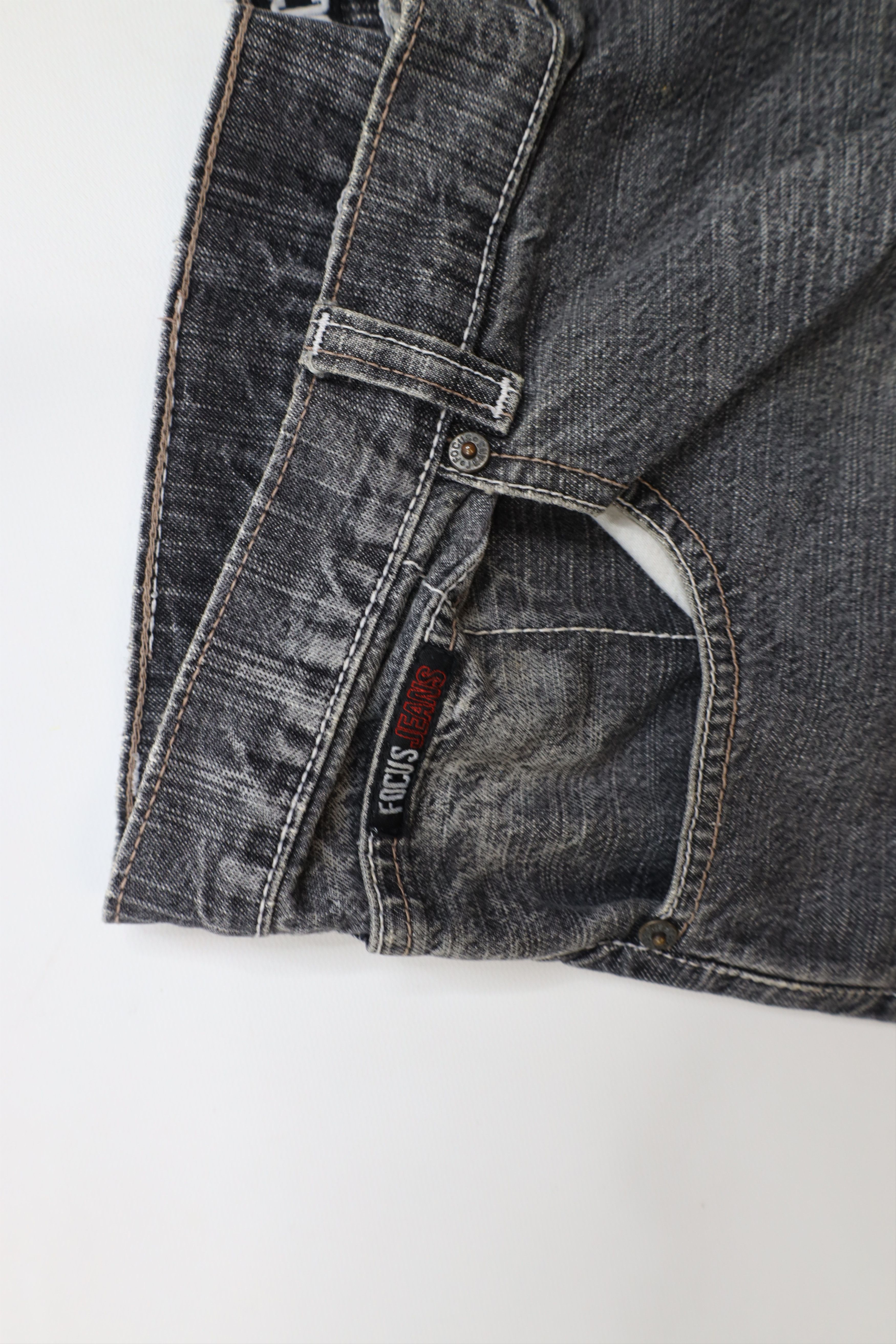 Vintage Vintage 90s Y2K Streetwear Patchwork Denim Jean Shorts Jorts Size US 38 / EU 54 - 8 Thumbnail