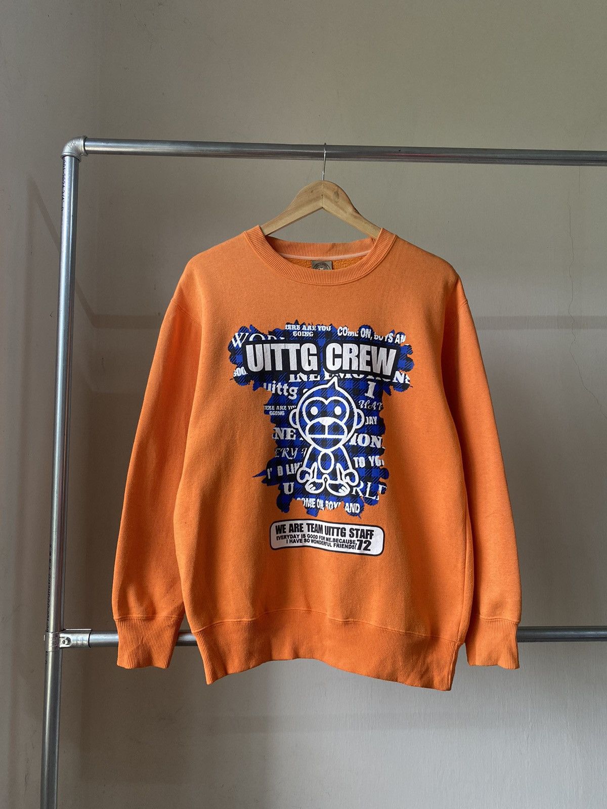 Japanese Brand × Vintage UITTG CREW CREWNECK SWEATSHIRT 90s Size US L / EU 52-54 / 3 - 2 Thumbnail