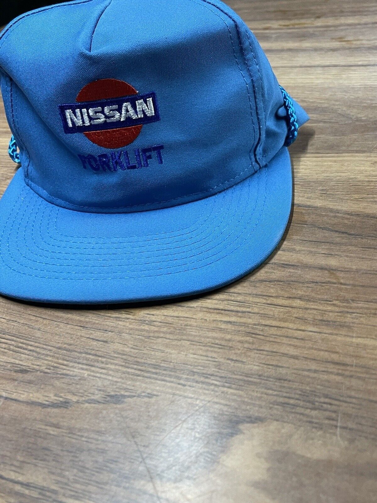 Vintage Nissan Forklift Trucker Vtg Blue Wearguard Embroidered Hat Size ONE SIZE - 7 Thumbnail