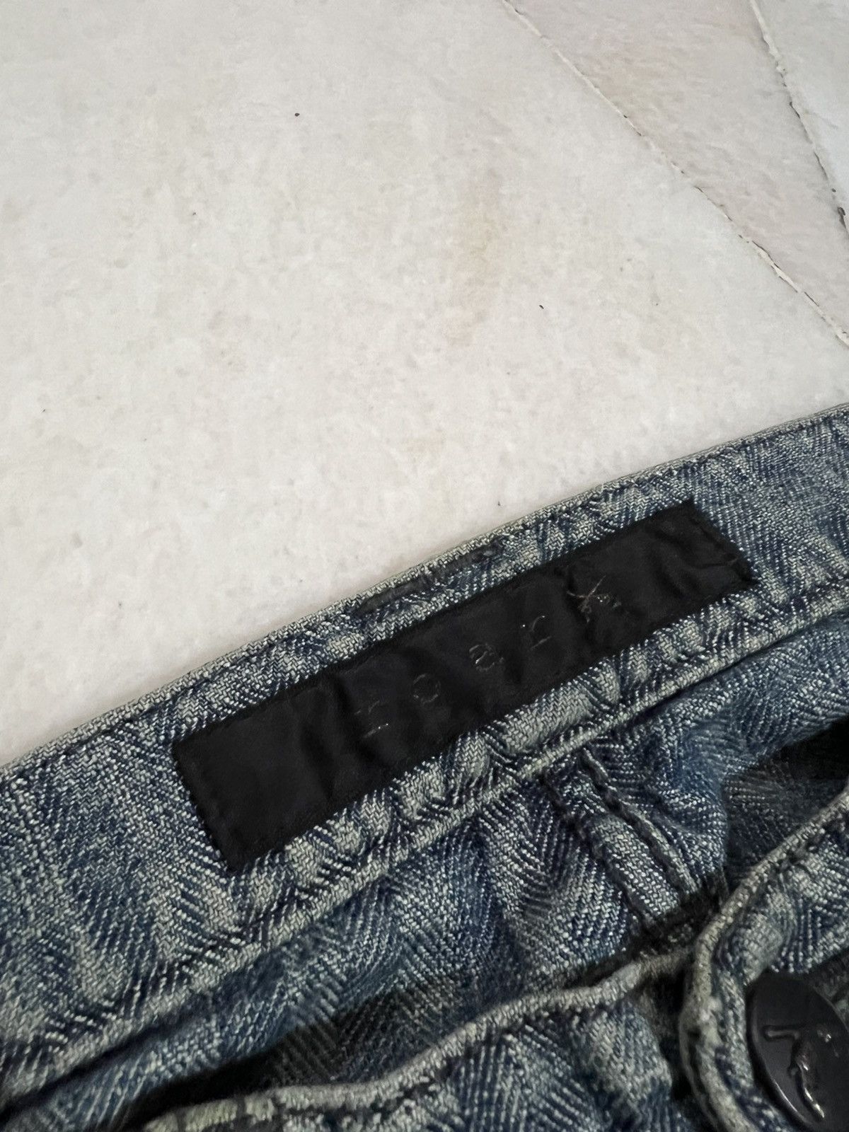 If Six Was Nine × Roar × Seditionaries 🌈90s Style🌈Roar Peace & Love Mud Wash Flare Jean Size US 28 / EU 44 - 14 Thumbnail