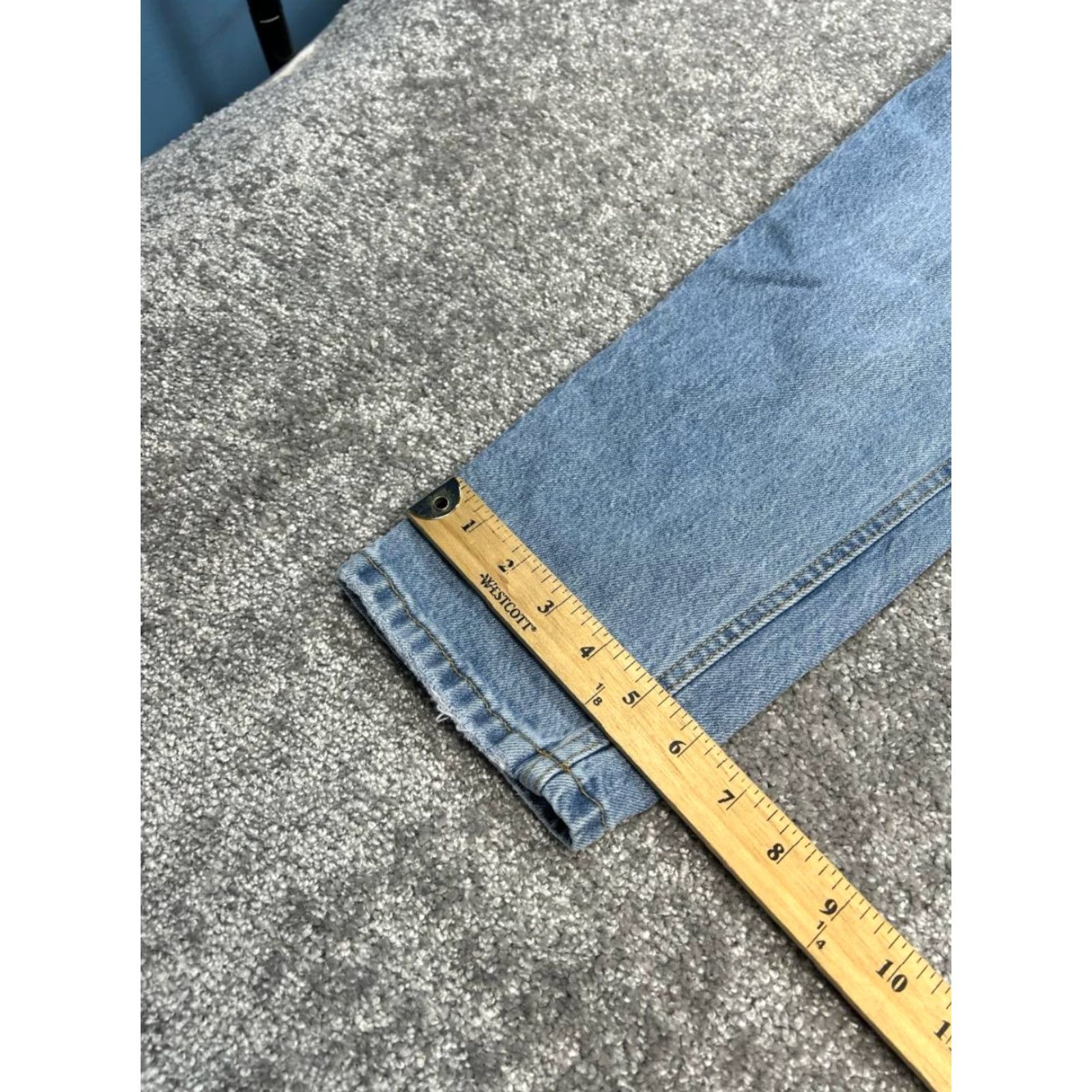 Zara Zara Jeans Womens 2 Light Wash Denim Taper Leg High Rise Zipper Jeans Blue Womens Size 26" / US 2 / IT 38 - 5 Thumbnail
