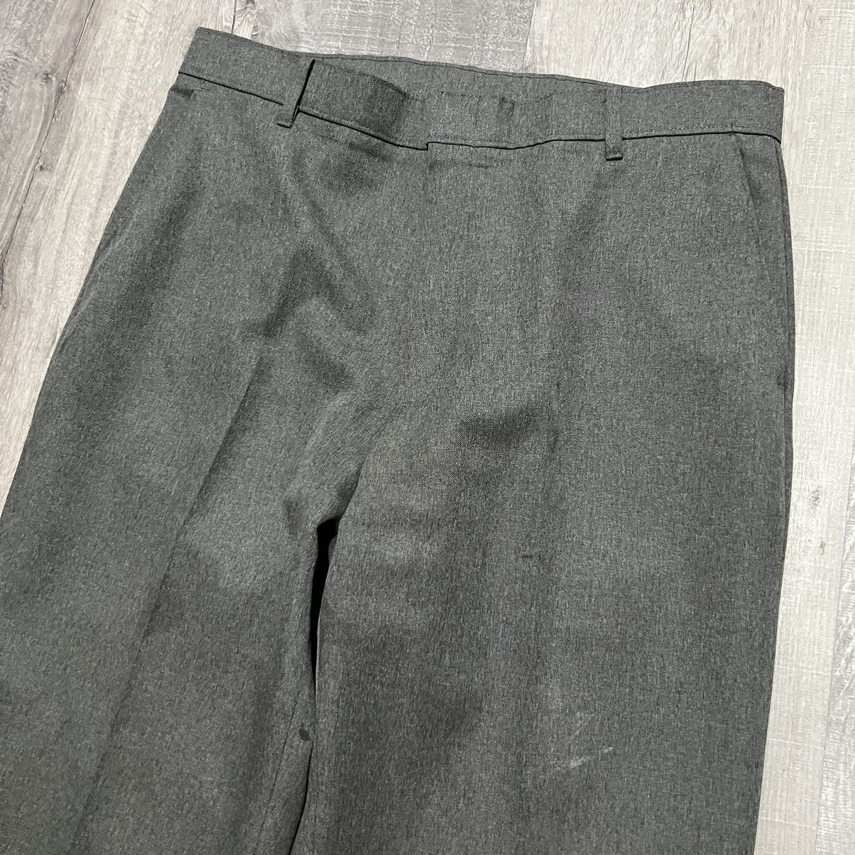 Levi's × Vintage VTG Levis Sta-Prest Grey Straight Leg Action Slacks Pants Size US 36 / EU 52 - 3 Thumbnail