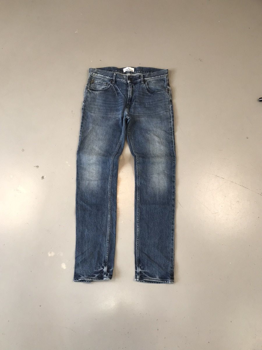 Stone Island × Vintage Vintage super rare stone island straight fit denim Size US 33 - 3 Thumbnail
