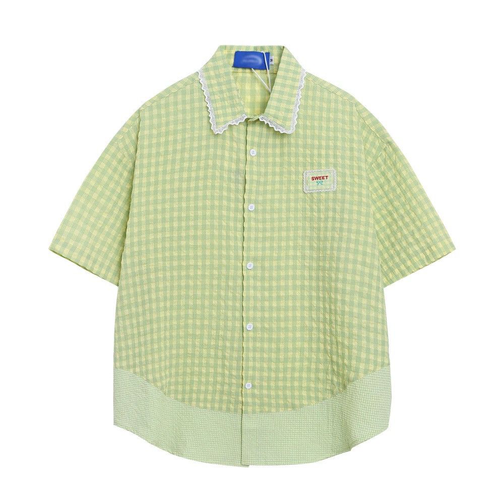 Vintage Men's American street style casual loose plaid shirt Size US M / EU 48-50 / 2 - 1 Thumbnail