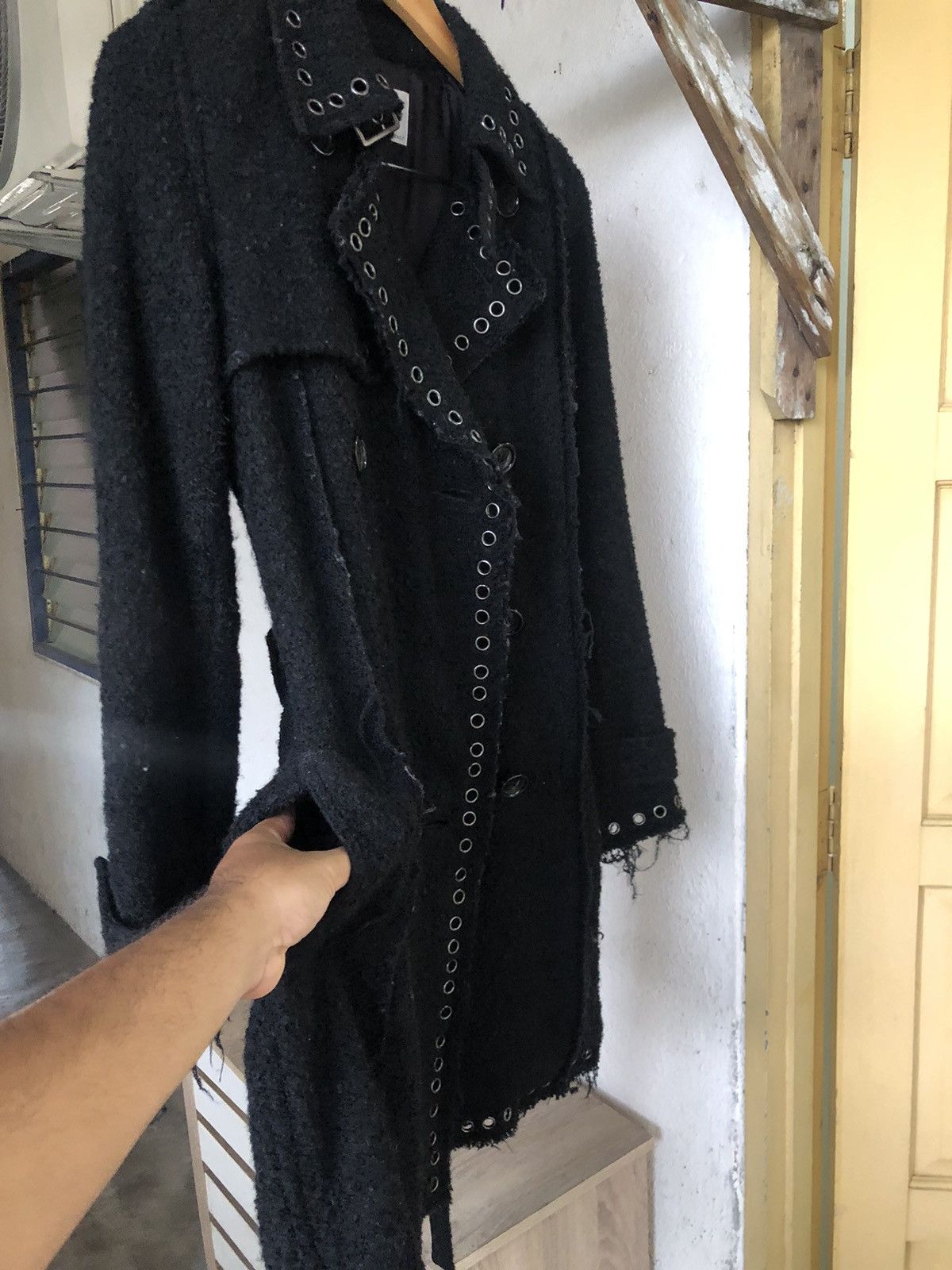 If Six Was Nine Rare❗️Enchantement Bondage Punk Long Coat If Six Was Nine Size XS / US 0-2 / IT 36-38 - 14 Thumbnail