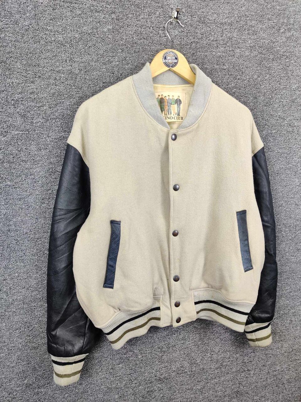 Japanese Brand Vintage Paccino Club Embroidery Varsity Leather Jacket Size US XL / EU 56 / 4 - 7 Thumbnail