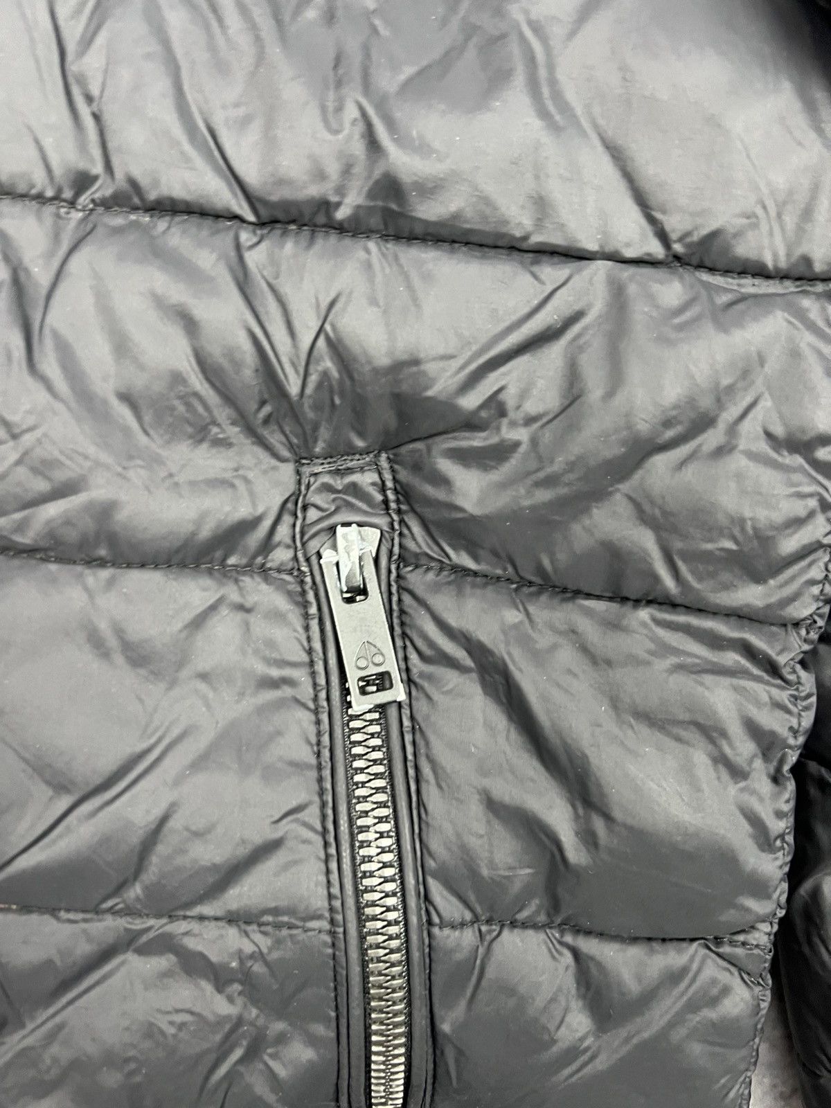 Moose Knuckles Boys 10-12y Moose Knuckles Black Micropuffer Jacket Size US XXS / EU 40 - 3 Thumbnail