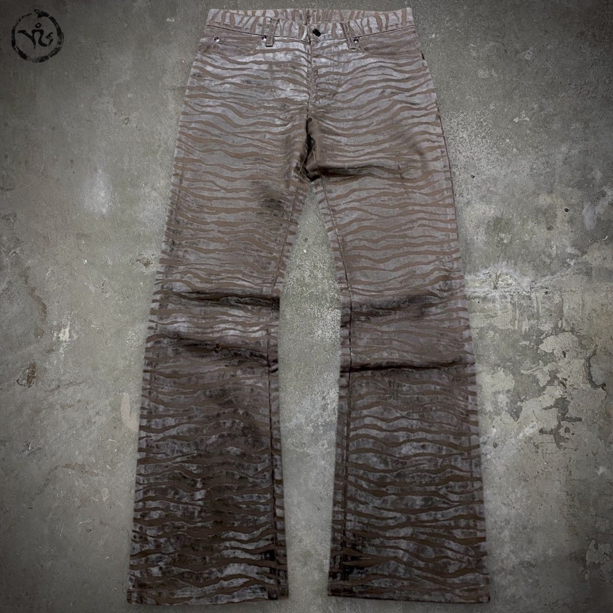 Nicole Club Nicole Club Zebra Flared Pants Size US 30 / EU 46 - 1 Thumbnail