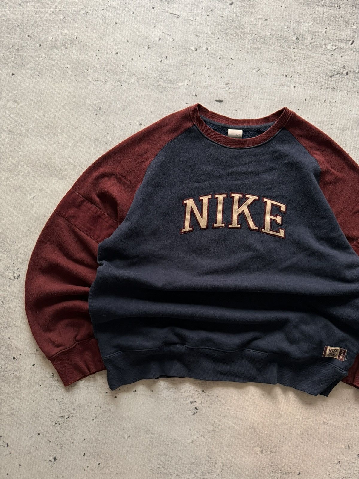 Nike × Vintage NIKE VINTAGE CENTER LOGO OVERSIZE BOXY SWEATSHIRT Size US XL / EU 56 / 4 - 2 Thumbnail