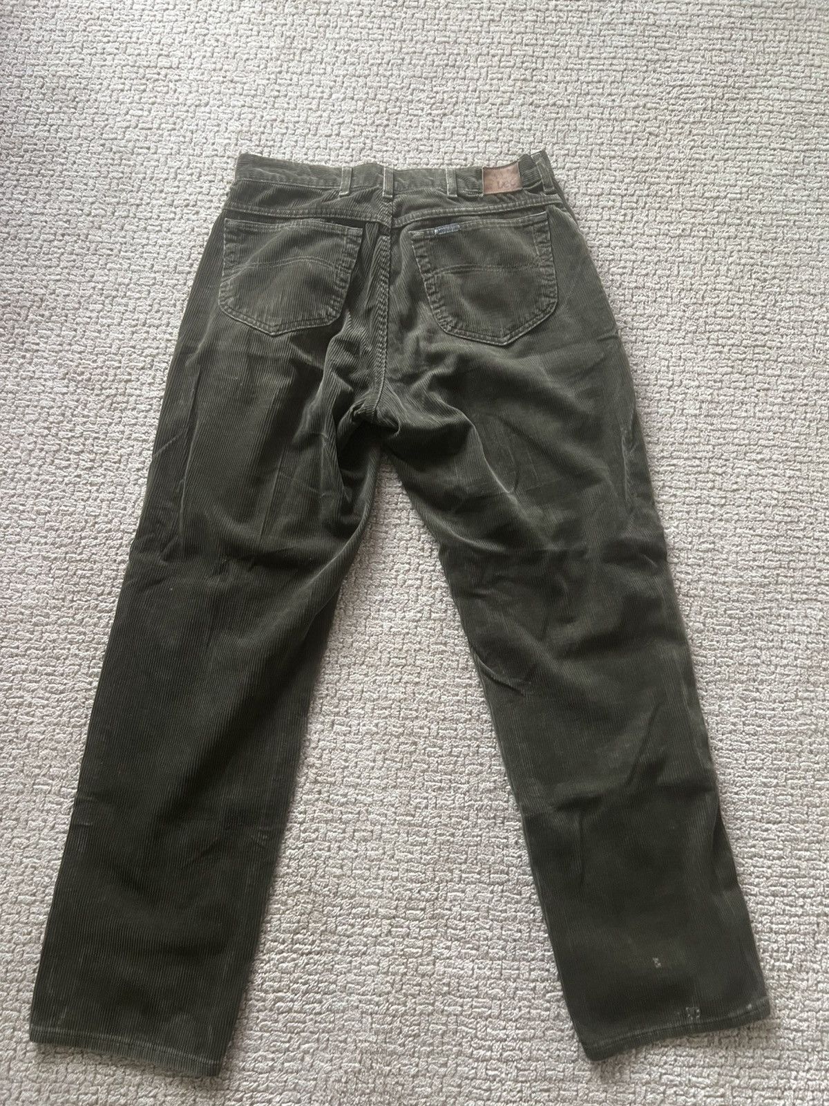 Vintage VINTAGE GREEN CORDUROYS 34W Size US 33 - 2 Thumbnail