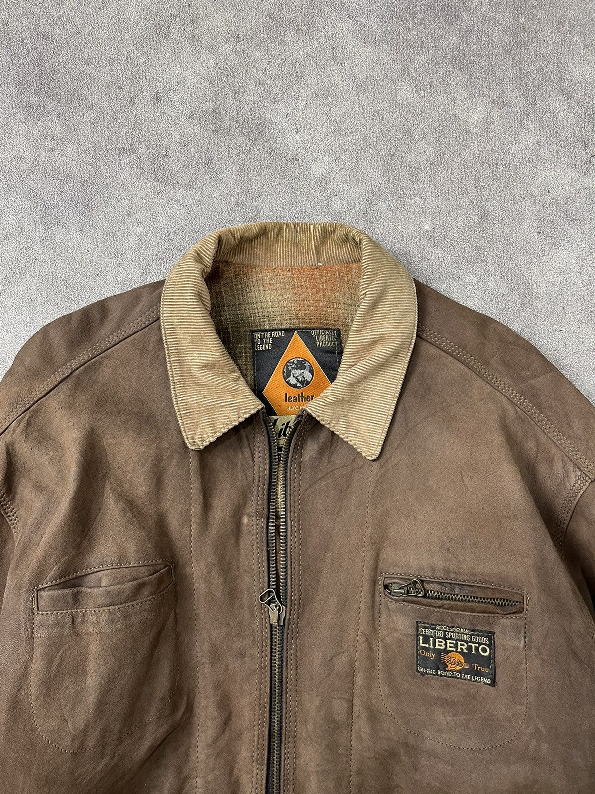 Avirex LIBERTO 80’s detroit leather suede blanket jacket Size US XL / EU 56 / 4 - 5 Thumbnail