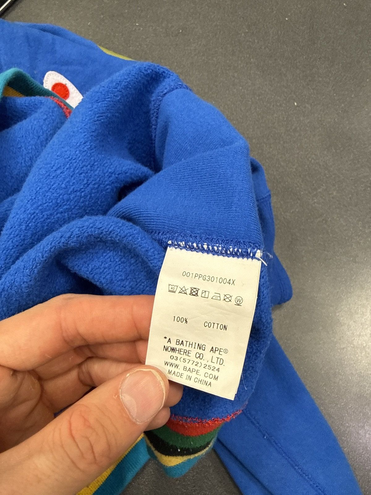 Bape Bape Shark Pullover Blue Size US XL / EU 56 / 4 - 5 Thumbnail
