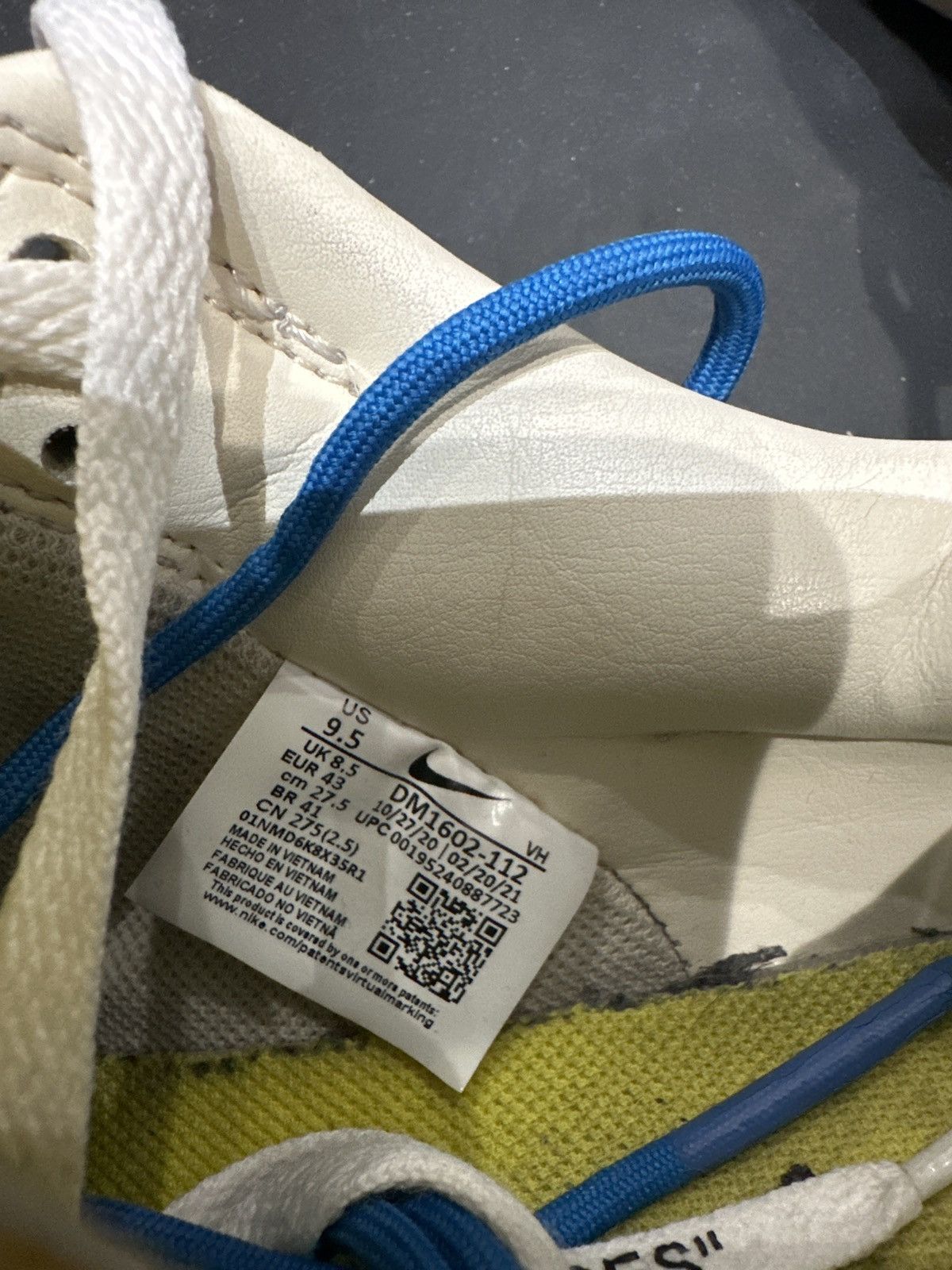 Nike × Off-White Nike Off-White Dunk Low Lot 10 Size US 9.5 / EU 42-43 - 6 Thumbnail