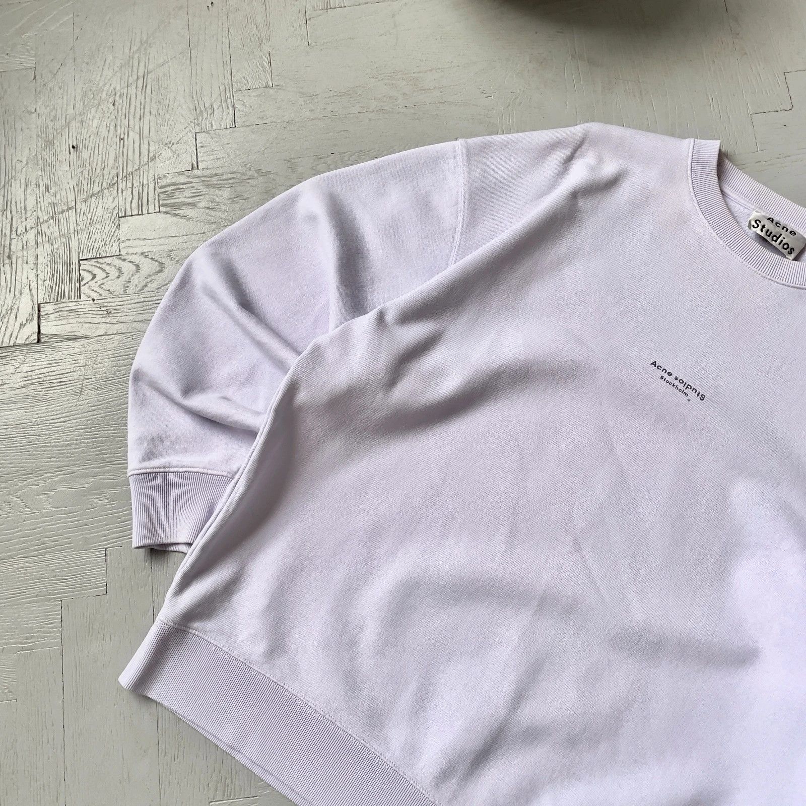 Acne Studios Acne Studios Graphic Logo Liac Sweatshirt Size US M / EU 48-50 / 2 - 2 Thumbnail