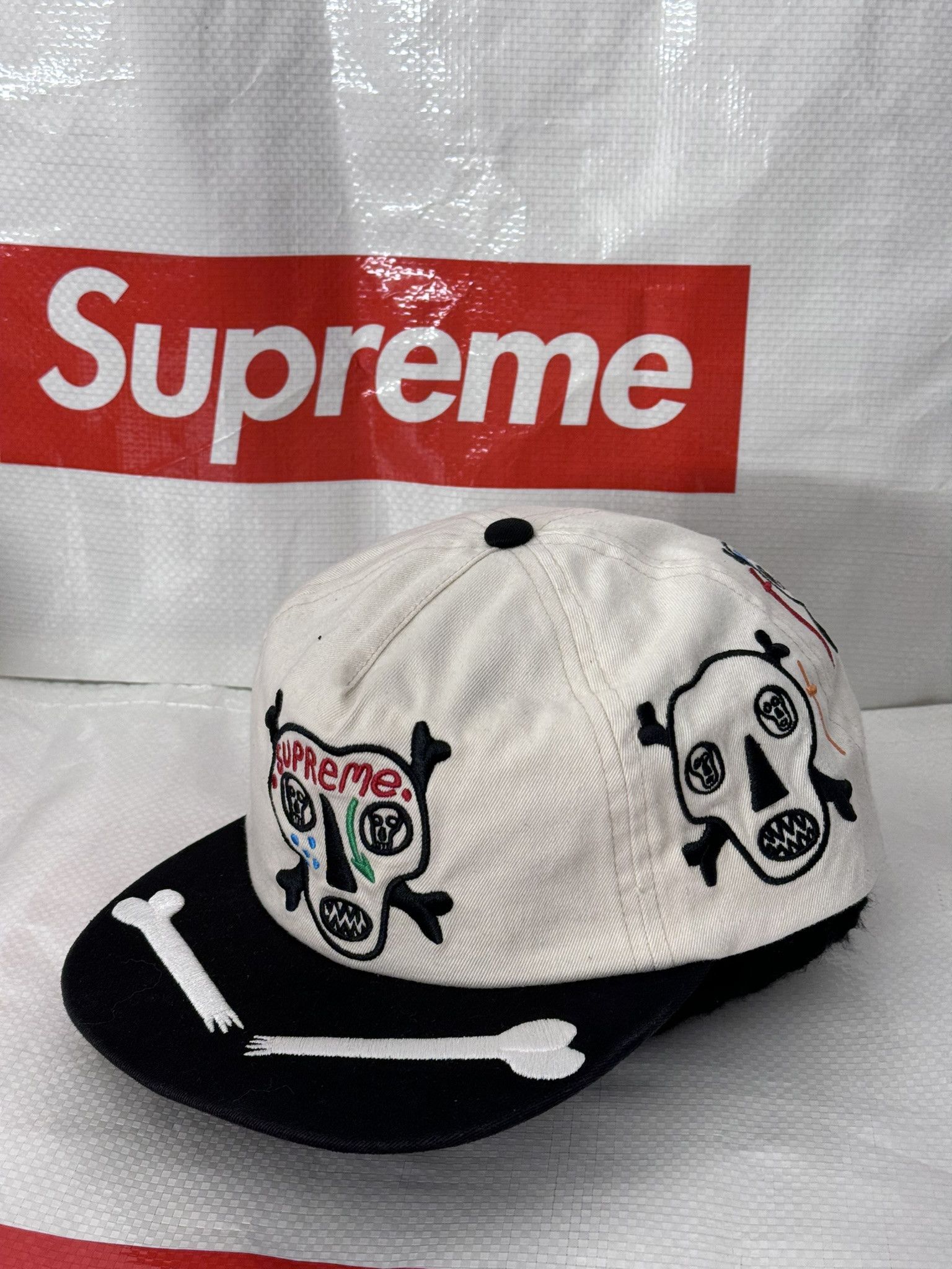 シュプリーム Clayton Patterson Skulls 5-Panel - キャップ