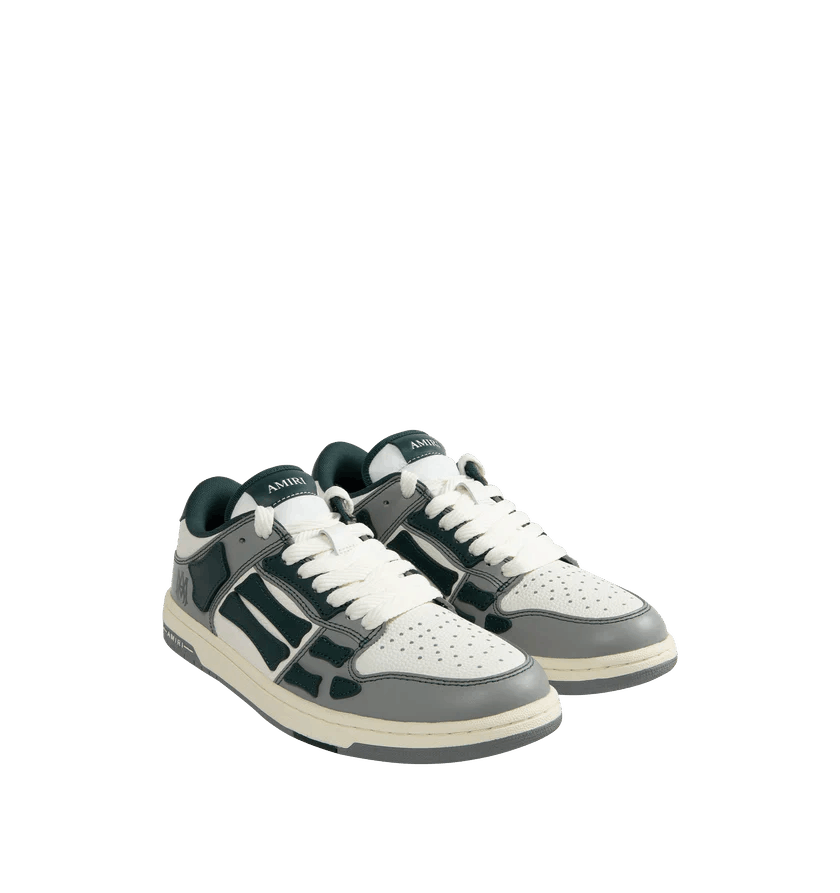 Amiri o1h1sh10525 Varsity Skel Low Top Sneaker in Evergreen Size US 12 / EU 45 - 3 Thumbnail