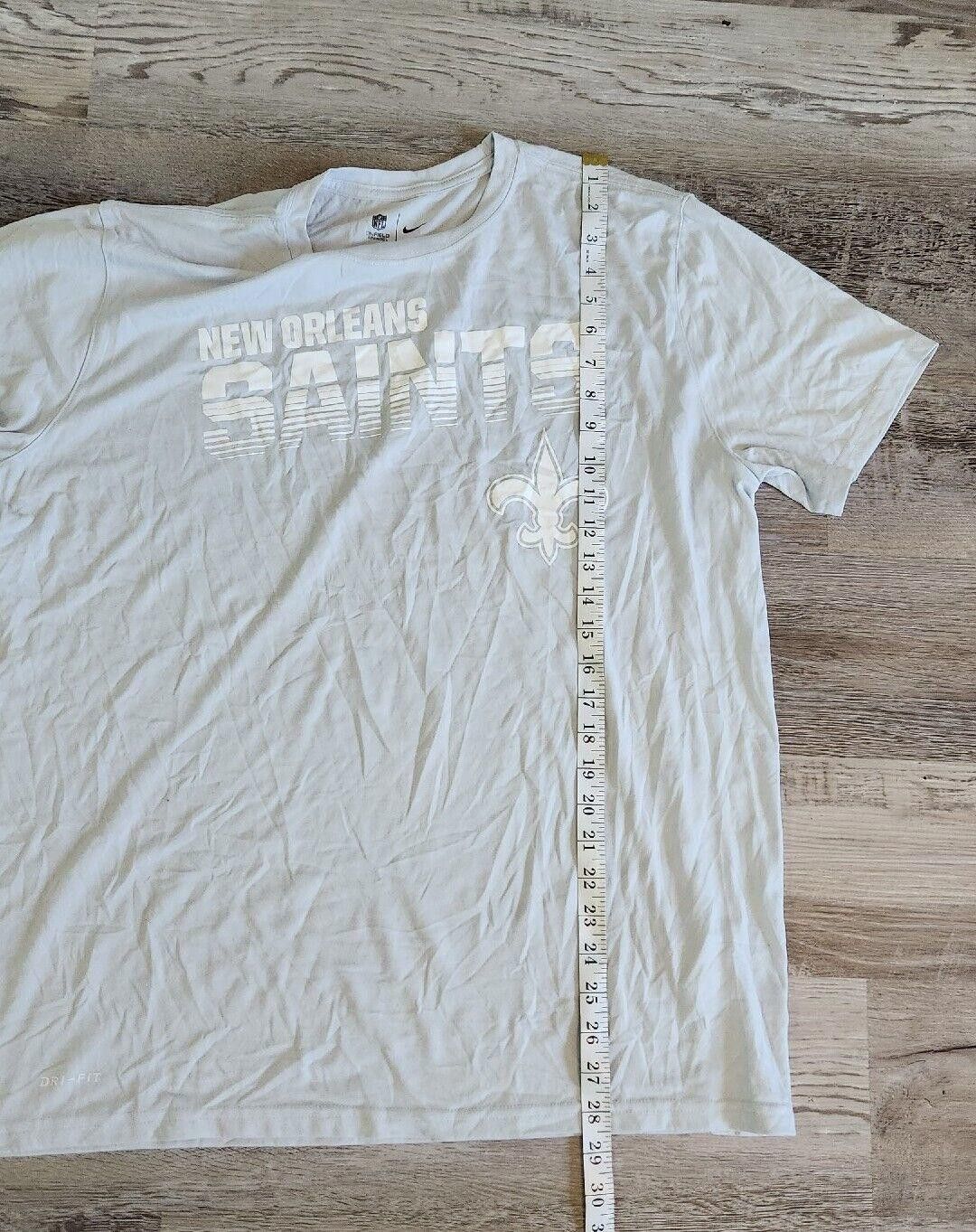 Nike The Nike Tee New Orleans Saints Extra Large Blue NWT On Size ONE SIZE - 6 Thumbnail
