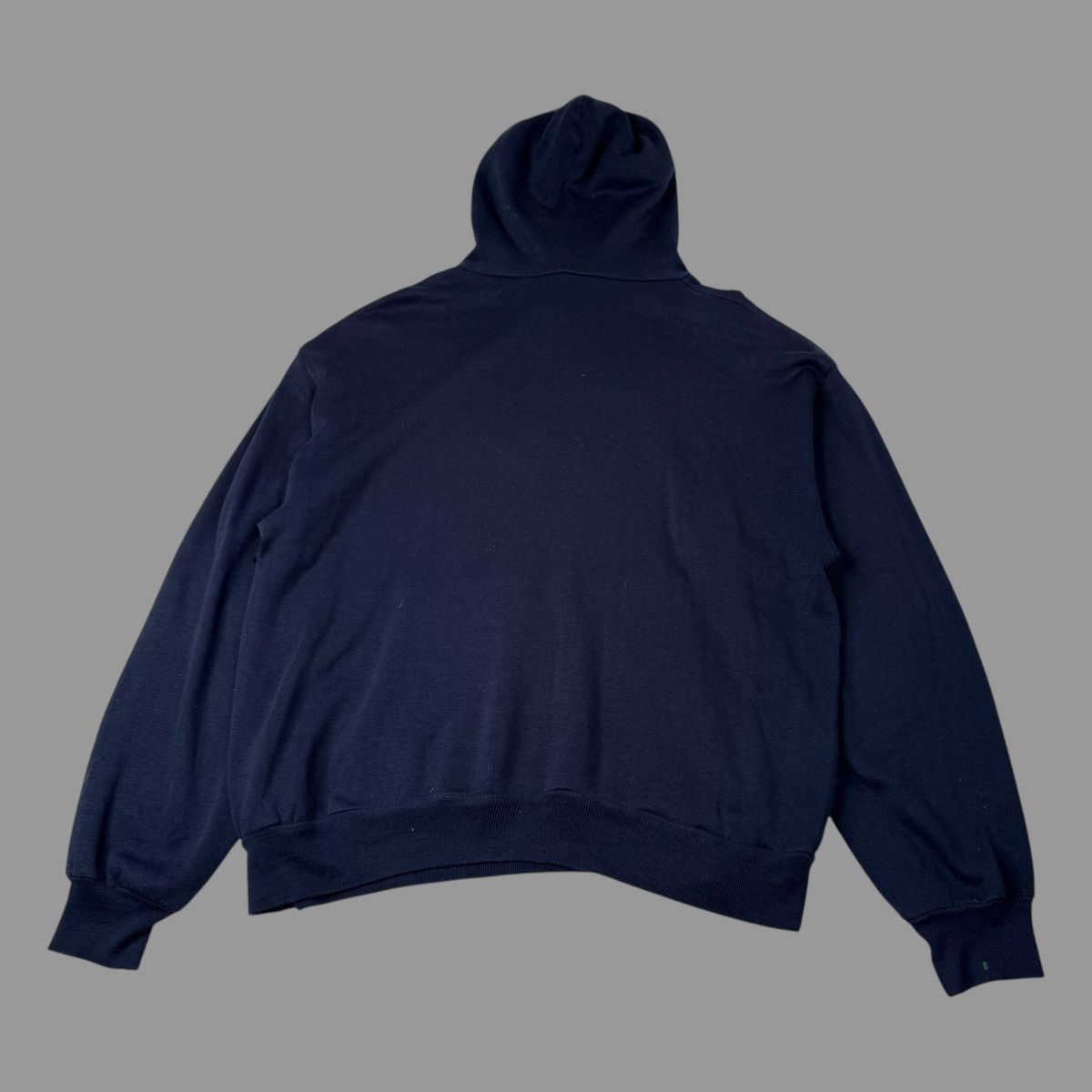 Vintage Vintage 1990s blank hoodie Size US XL / EU 56 / 4 - 4 Thumbnail