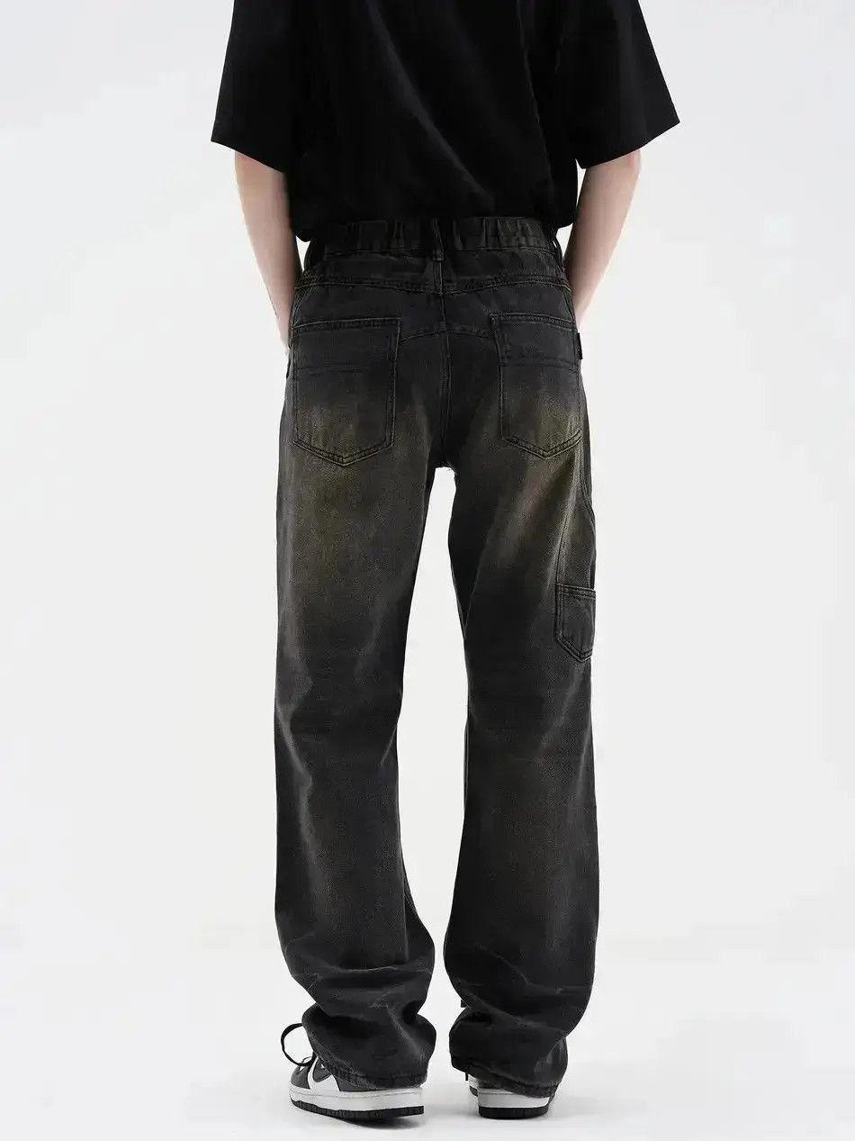 Japanese Brand Loose casual versatile distressed jeans Size US 32 / EU 48 - 5 Thumbnail