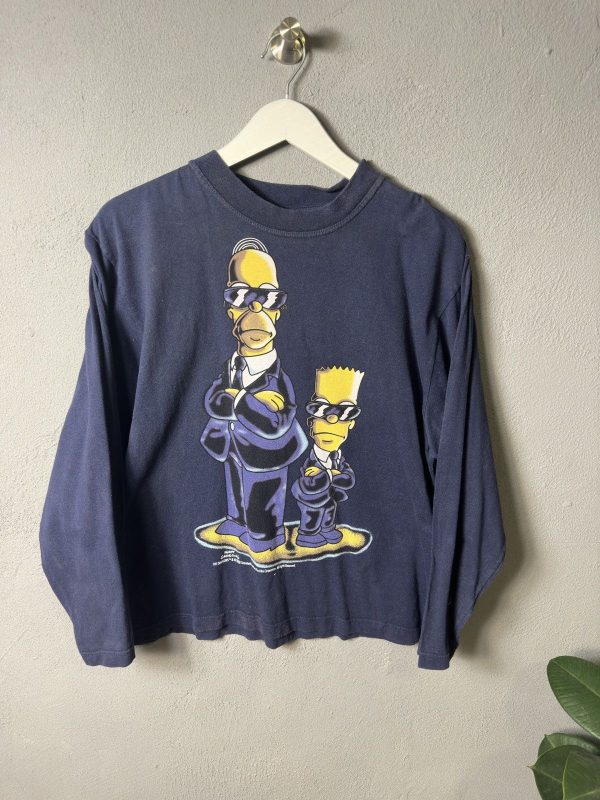 The Simpsons × Vintage vintage Homer and Bart Simpson FBI t shirt 2000 Size US M / EU 48-50 / 2 - 1 Thumbnail